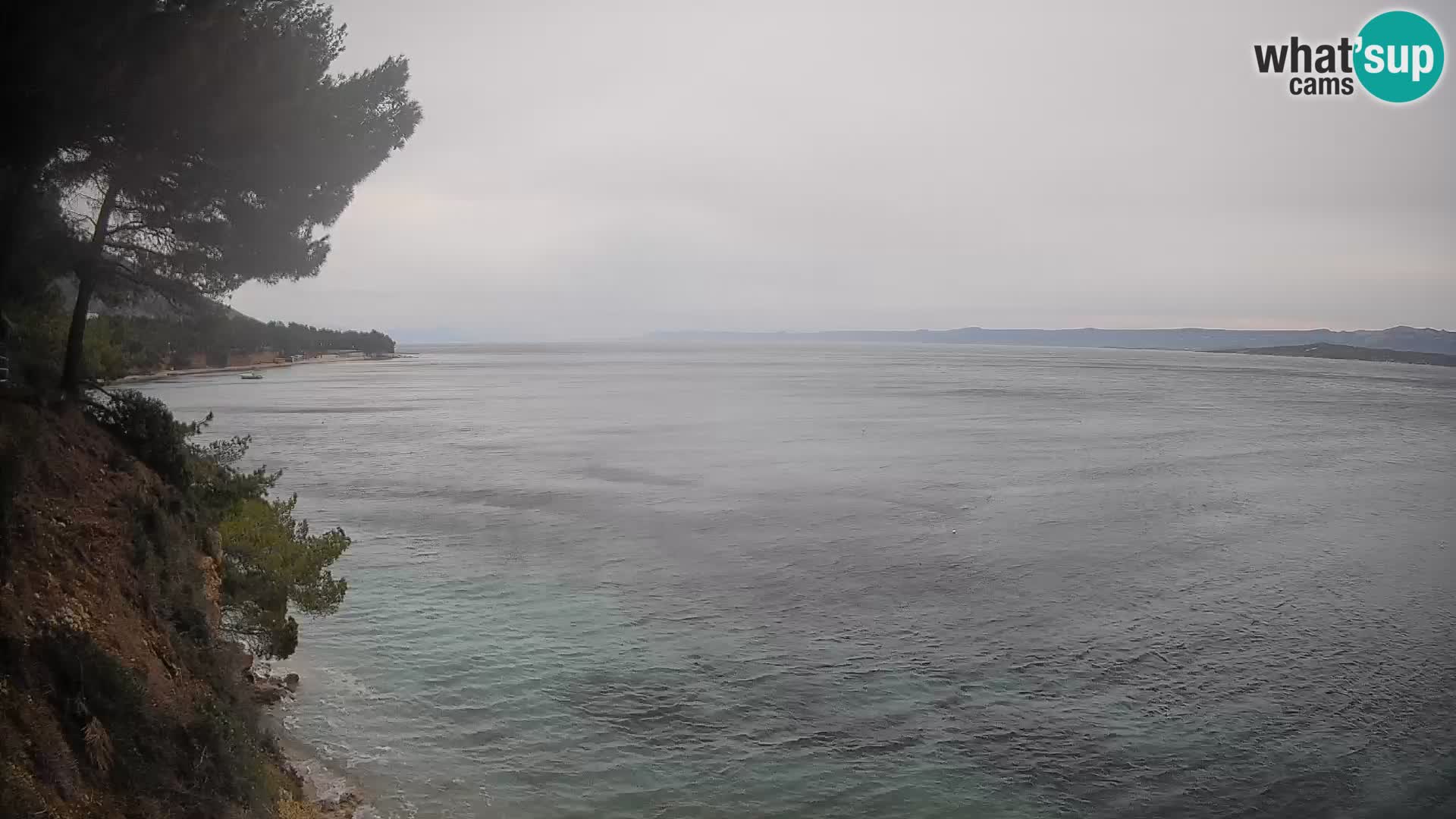 Web kamera Potočine Bol – Pogled uživo na plažu Borak, otok Brač