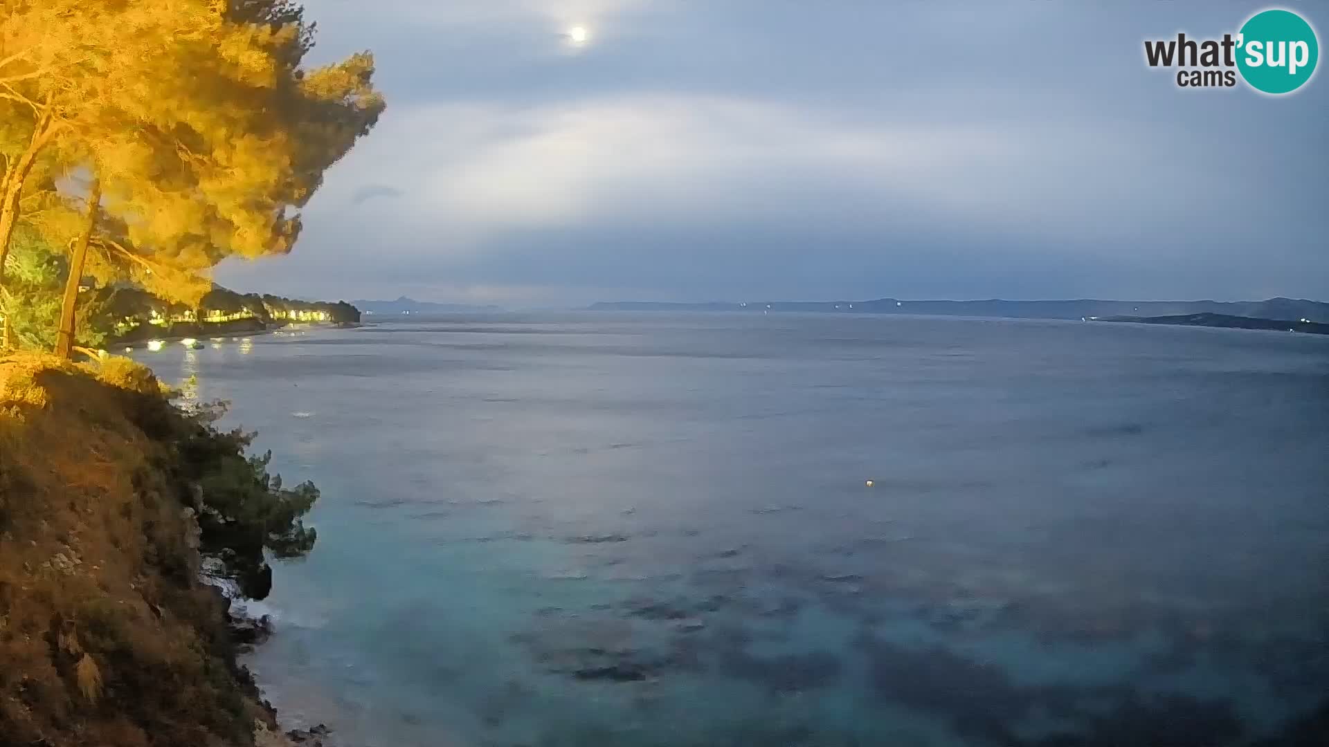 Webcam Potočine Beach Bol – Live View of Borak Beach, Brač Island