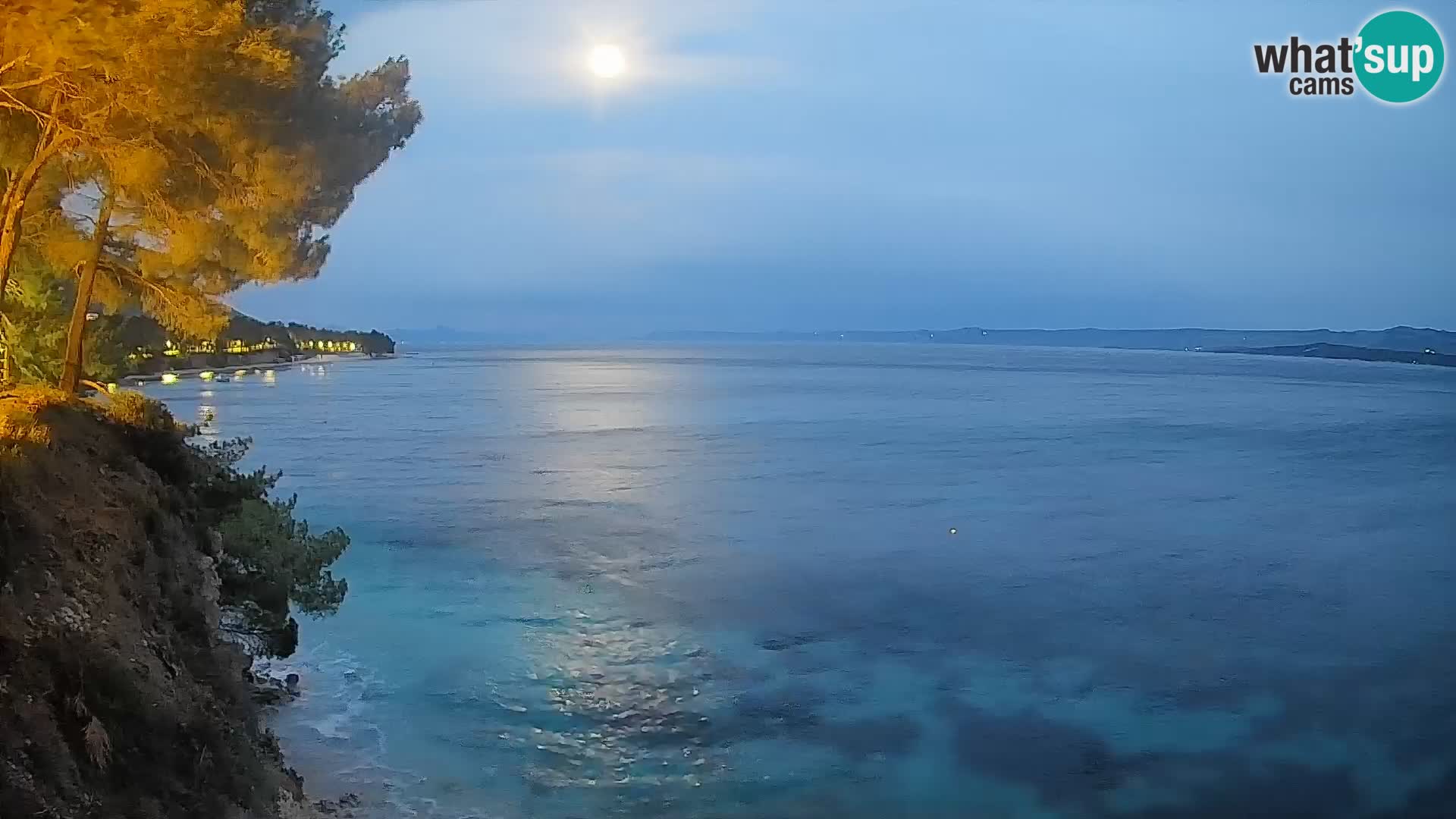 Webcam plage Potočine Bol – Vue en direct sur Borak Beach, île de Brač