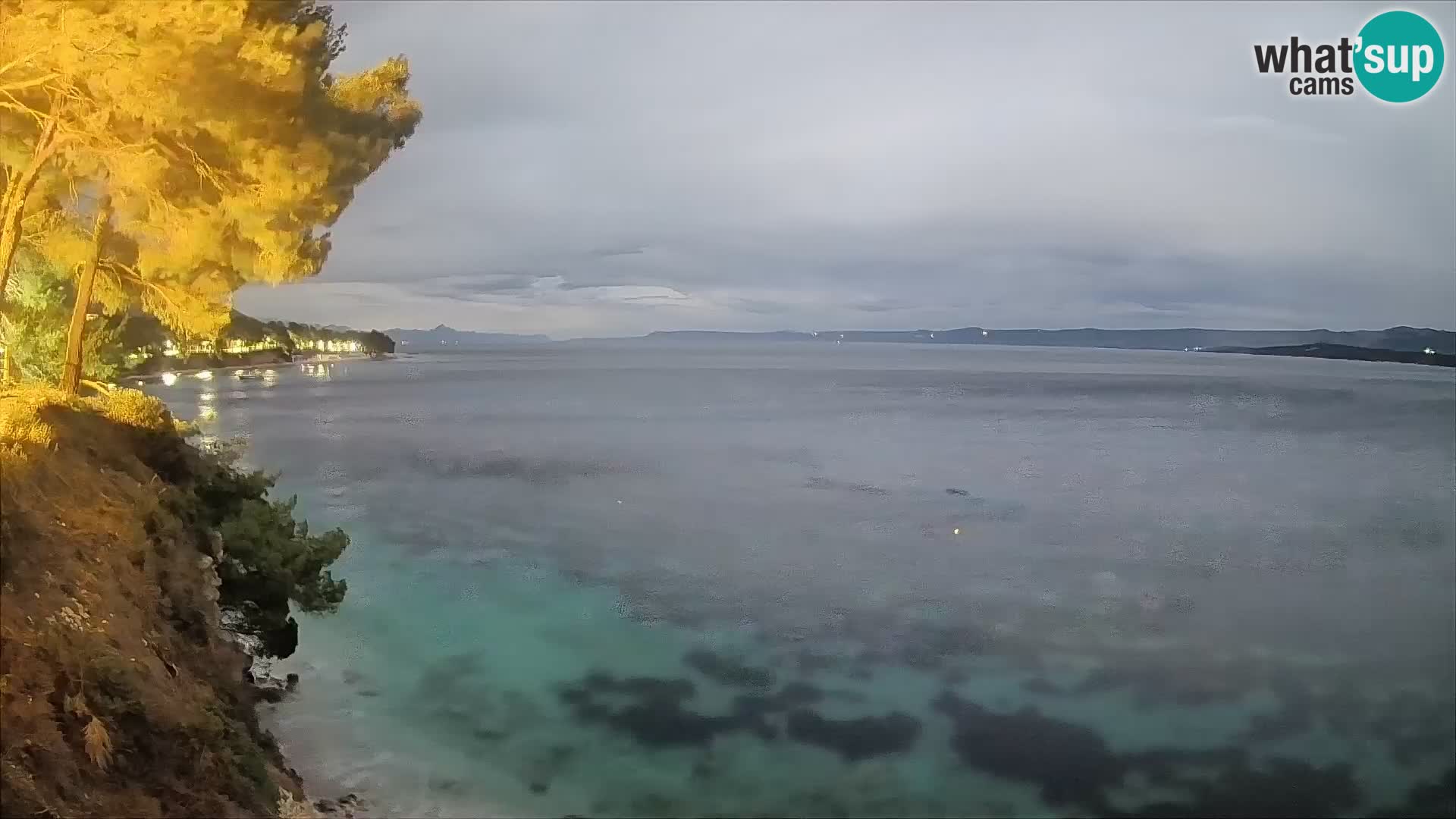 Webcam Potočine Beach Bol – Live View of Borak Beach, Brač Island