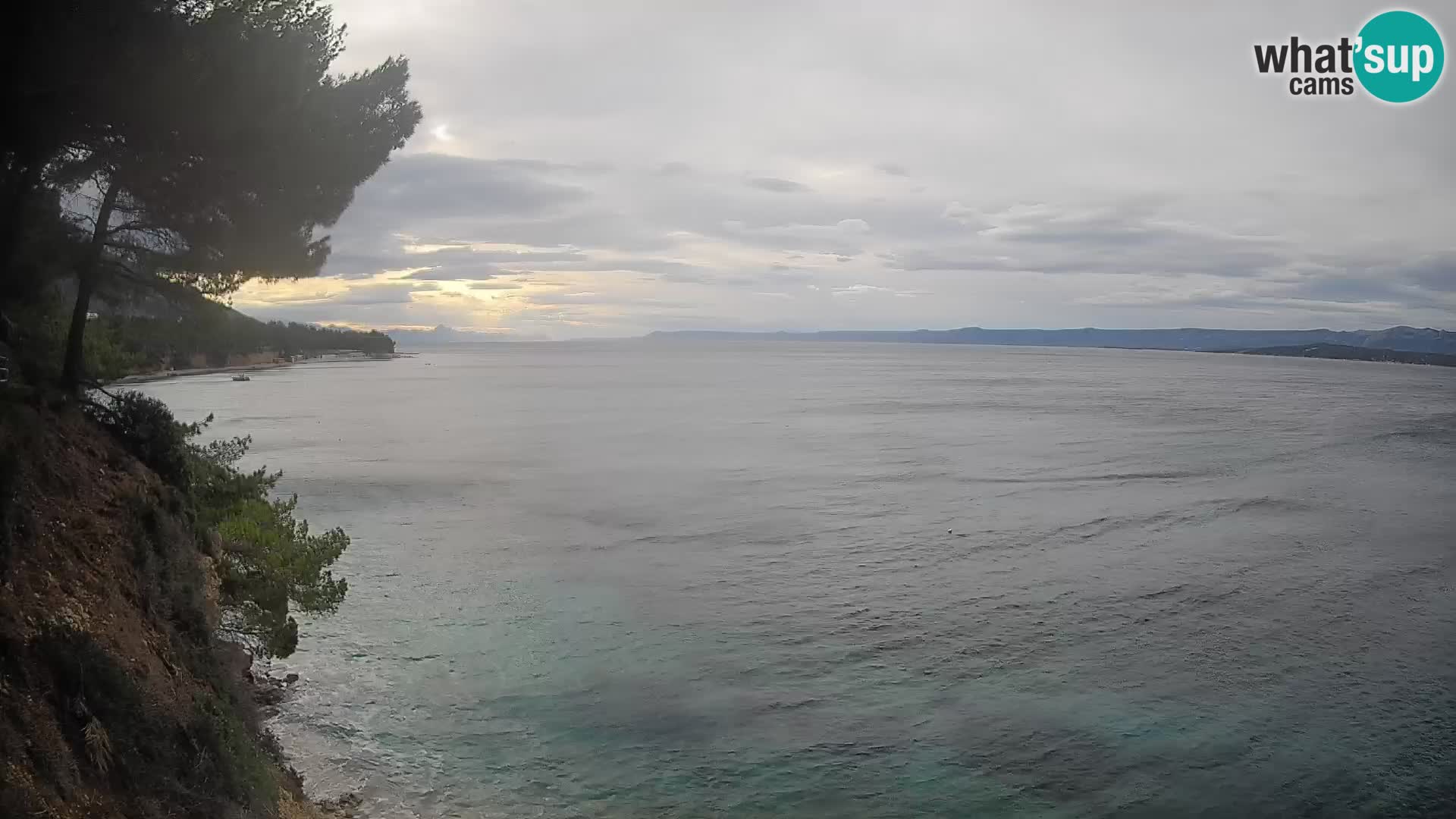 Web kamera Potočine Bol – Pogled uživo na plažu Borak, otok Brač