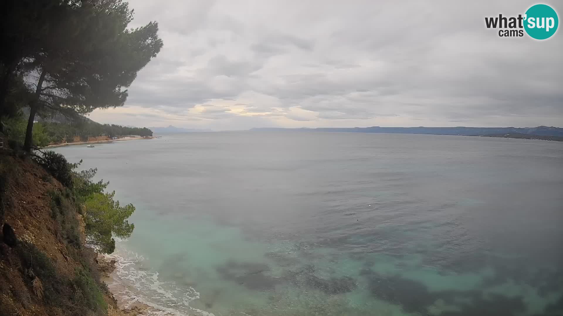 Webcam Potočine Beach Bol – Live View of Borak Beach, Brač Island
