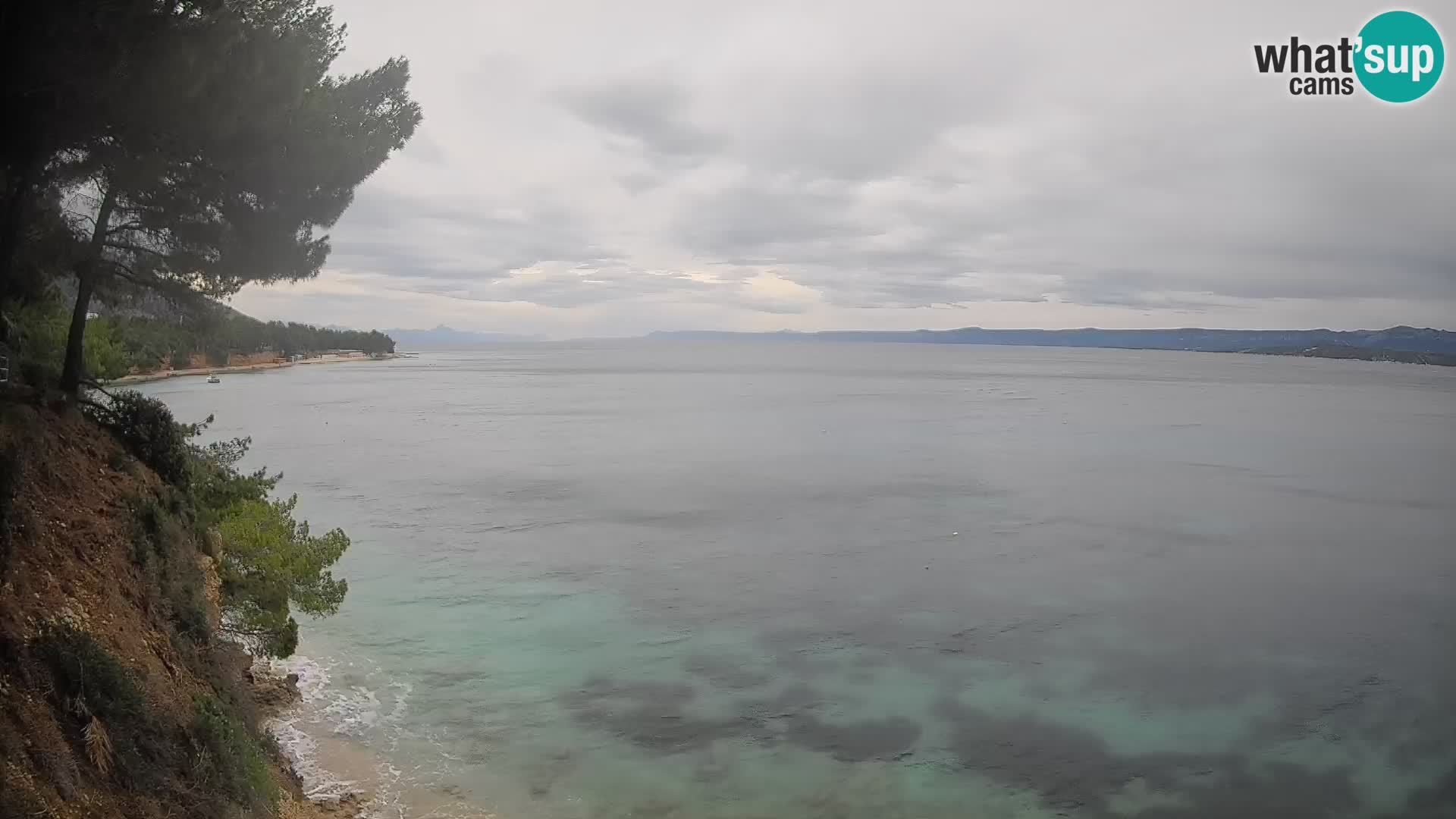 Web kamera Potočine Bol – Pogled uživo na plažu Borak, otok Brač