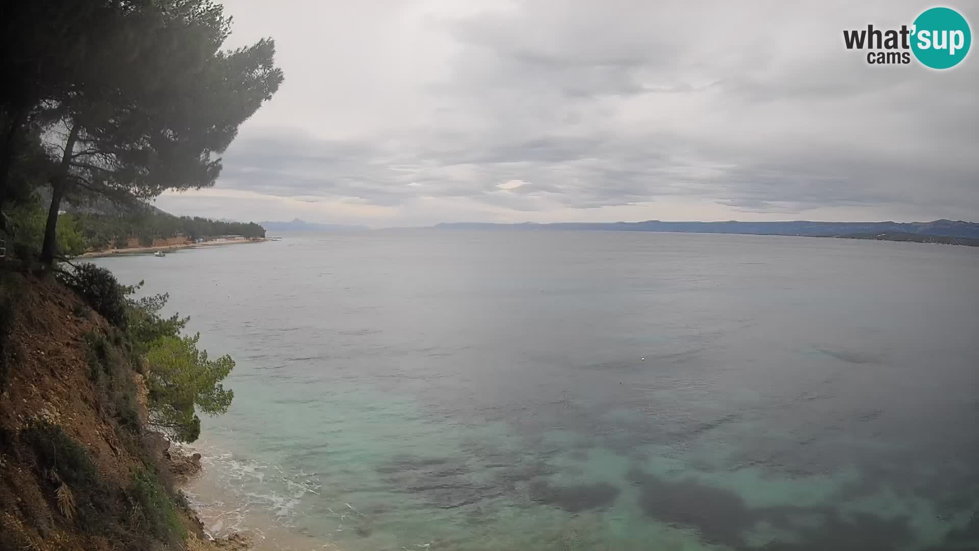 Webcam Potočine Beach Bol – Live View of Borak Beach, Brač Island