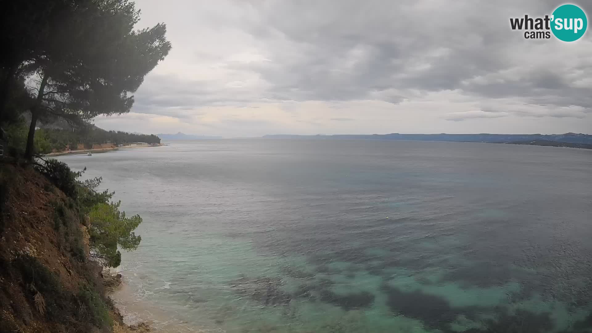 Webcam Potočine Beach Bol – Live View of Borak Beach, Brač Island