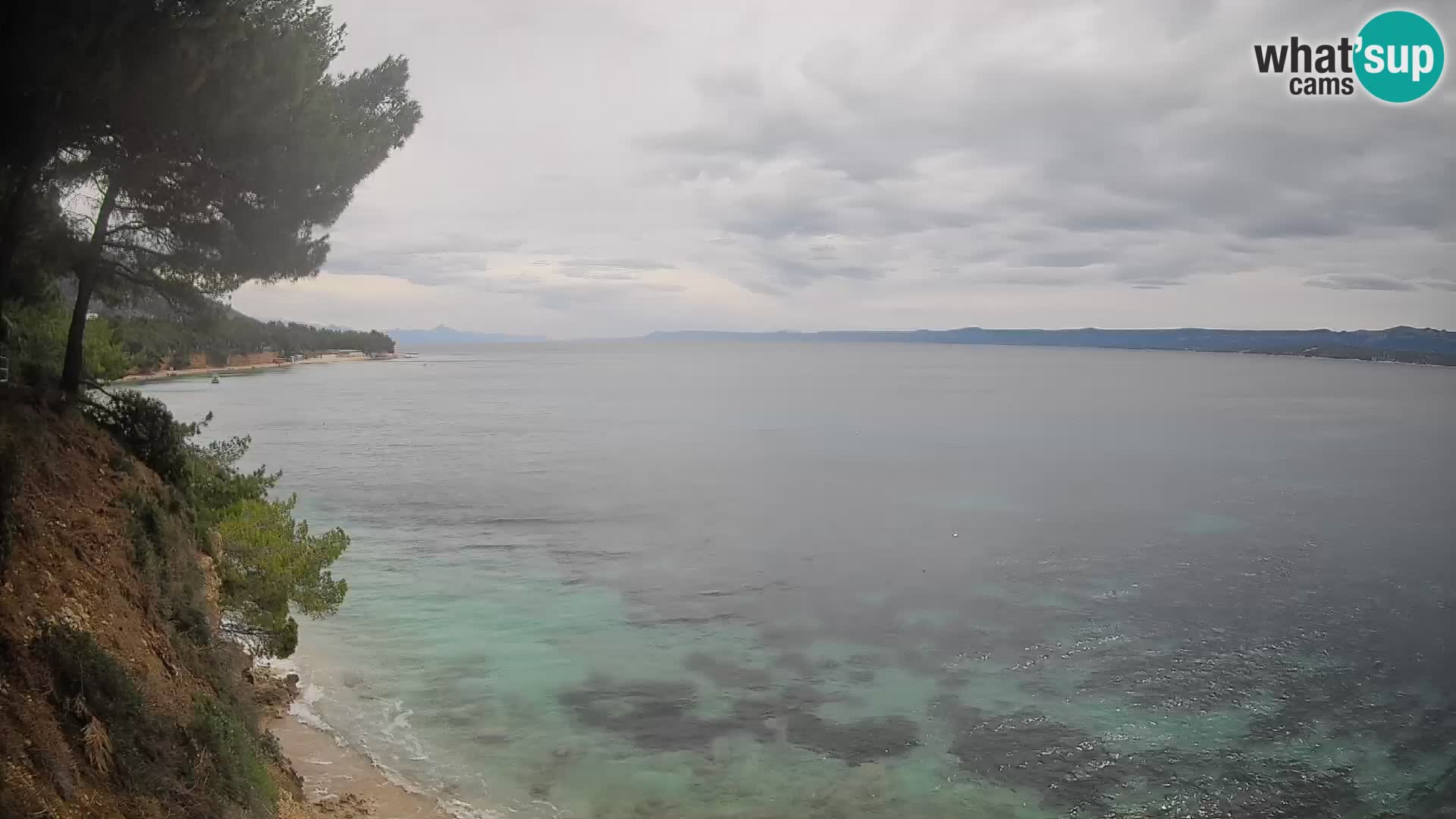 Webcam Potočine Beach Bol – Live View of Borak Beach, Brač Island