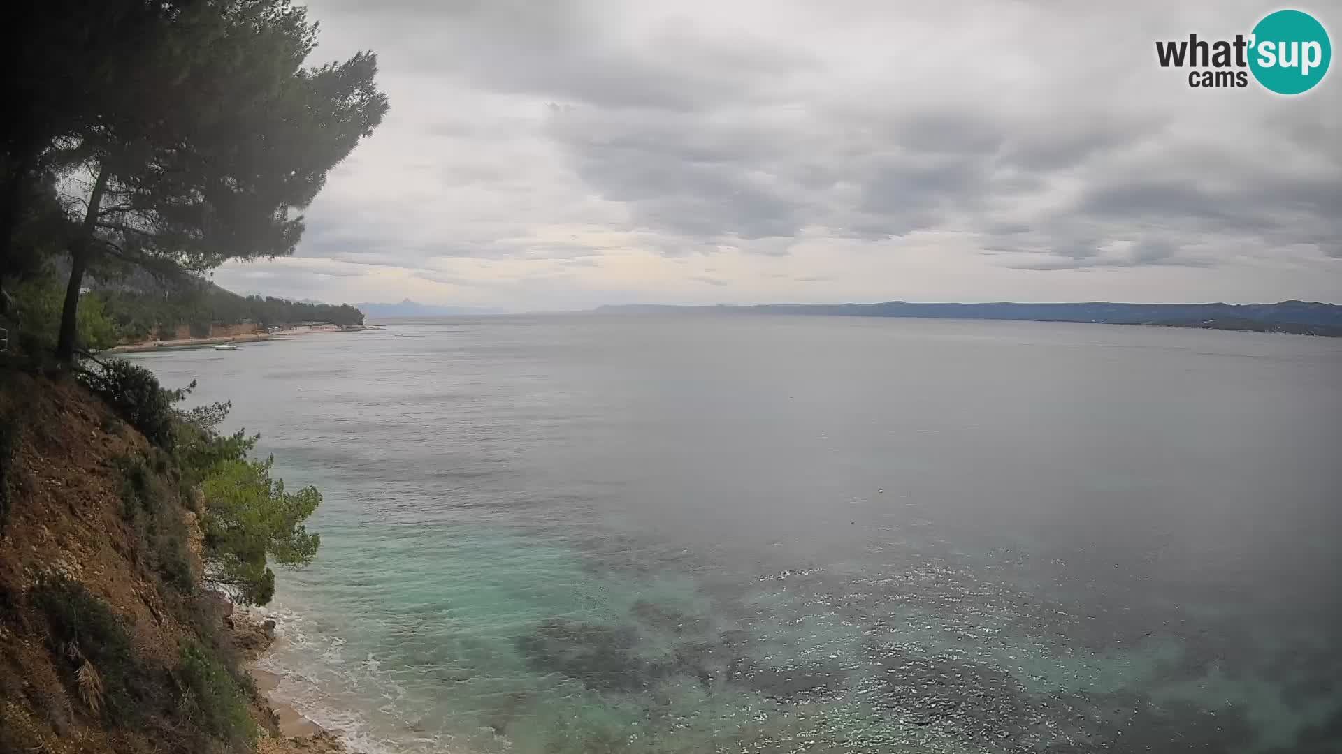 Web kamera Potočine Bol – Pogled uživo na plažu Borak, otok Brač