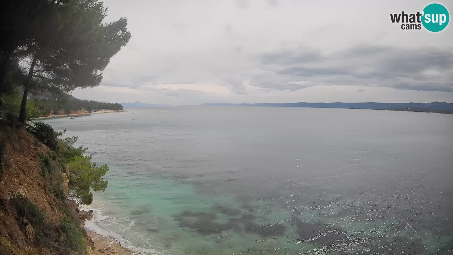 Webcam Potočine Beach Bol – Live View of Borak Beach, Brač Island