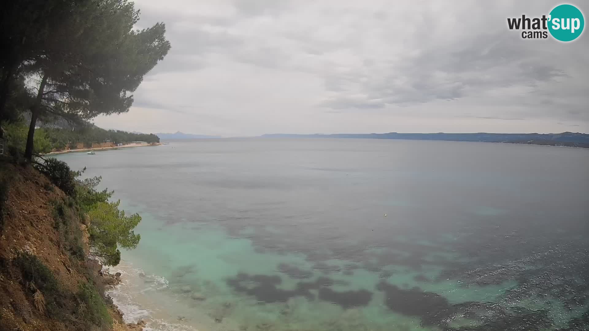 Webcam plage Potočine Bol – Vue en direct sur Borak Beach, île de Brač