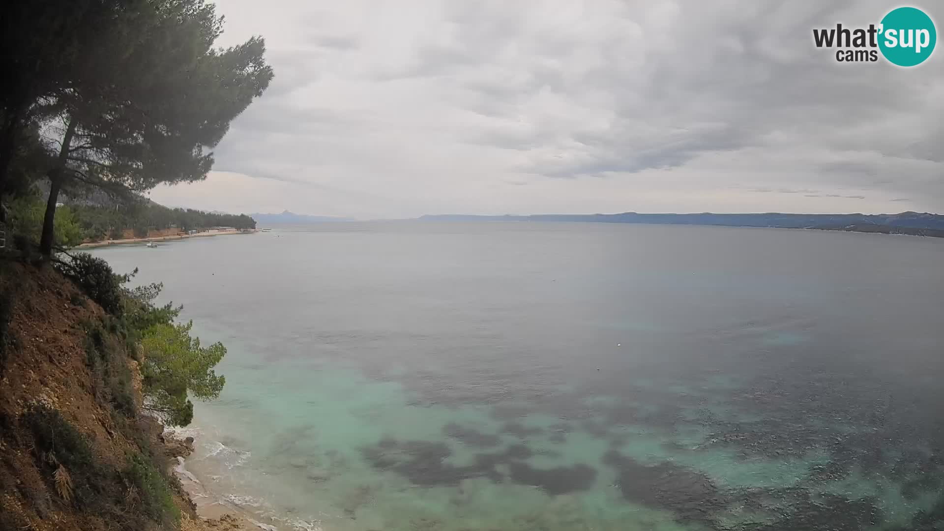 Webcam Playa Potočine Bol – Vista en vivo de Borak Beach, Isla de Brač