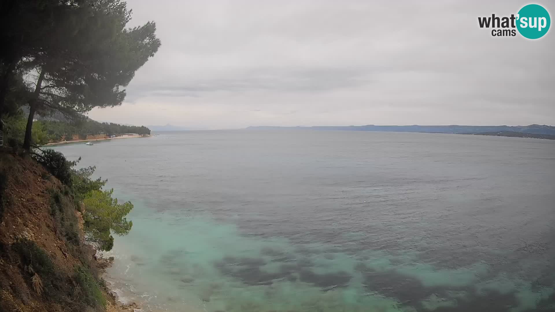Webcam Potočine Beach Bol – Live View of Borak Beach, Brač Island