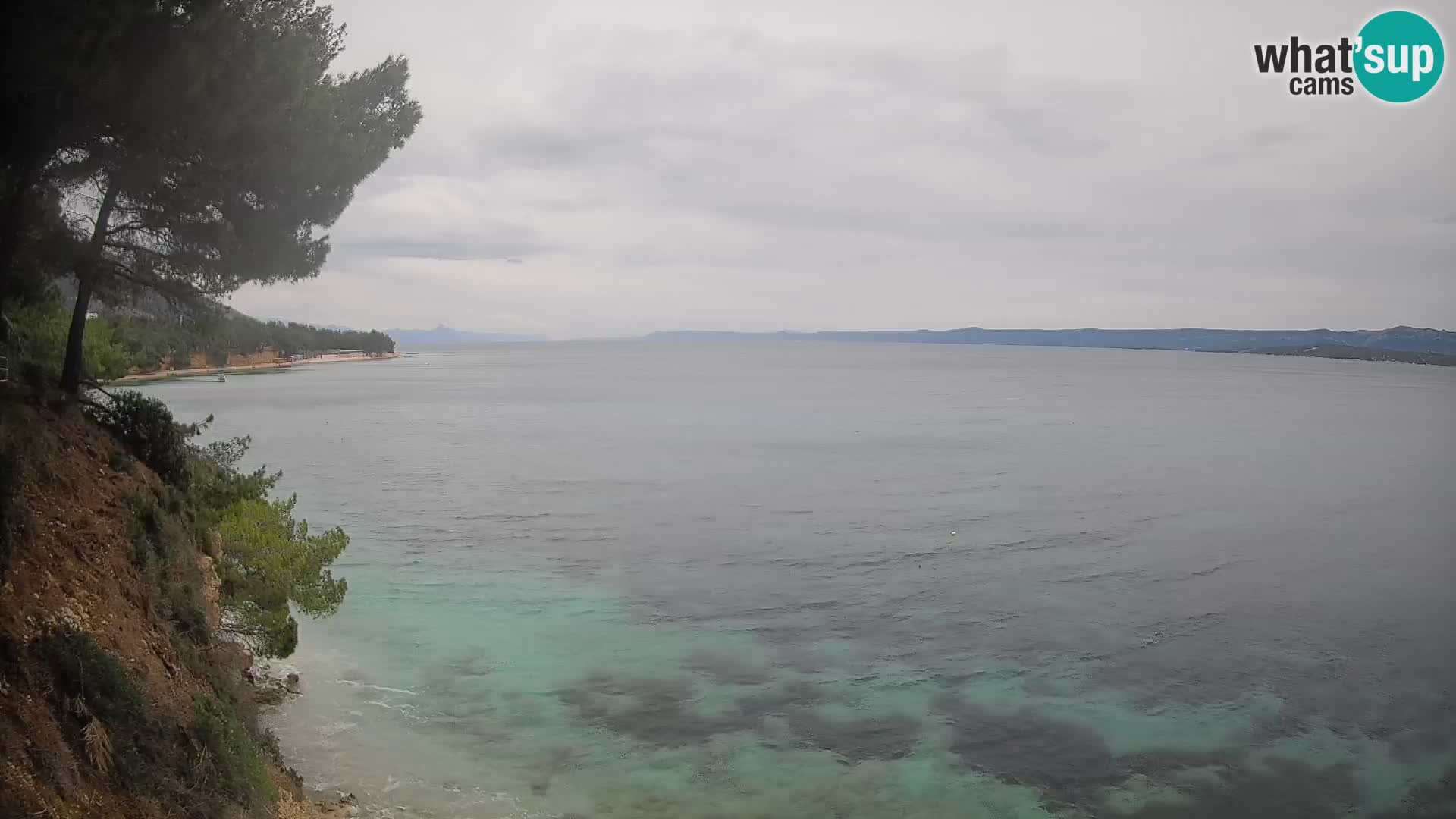 Webcam Playa Potočine Bol – Vista en vivo de Borak Beach, Isla de Brač
