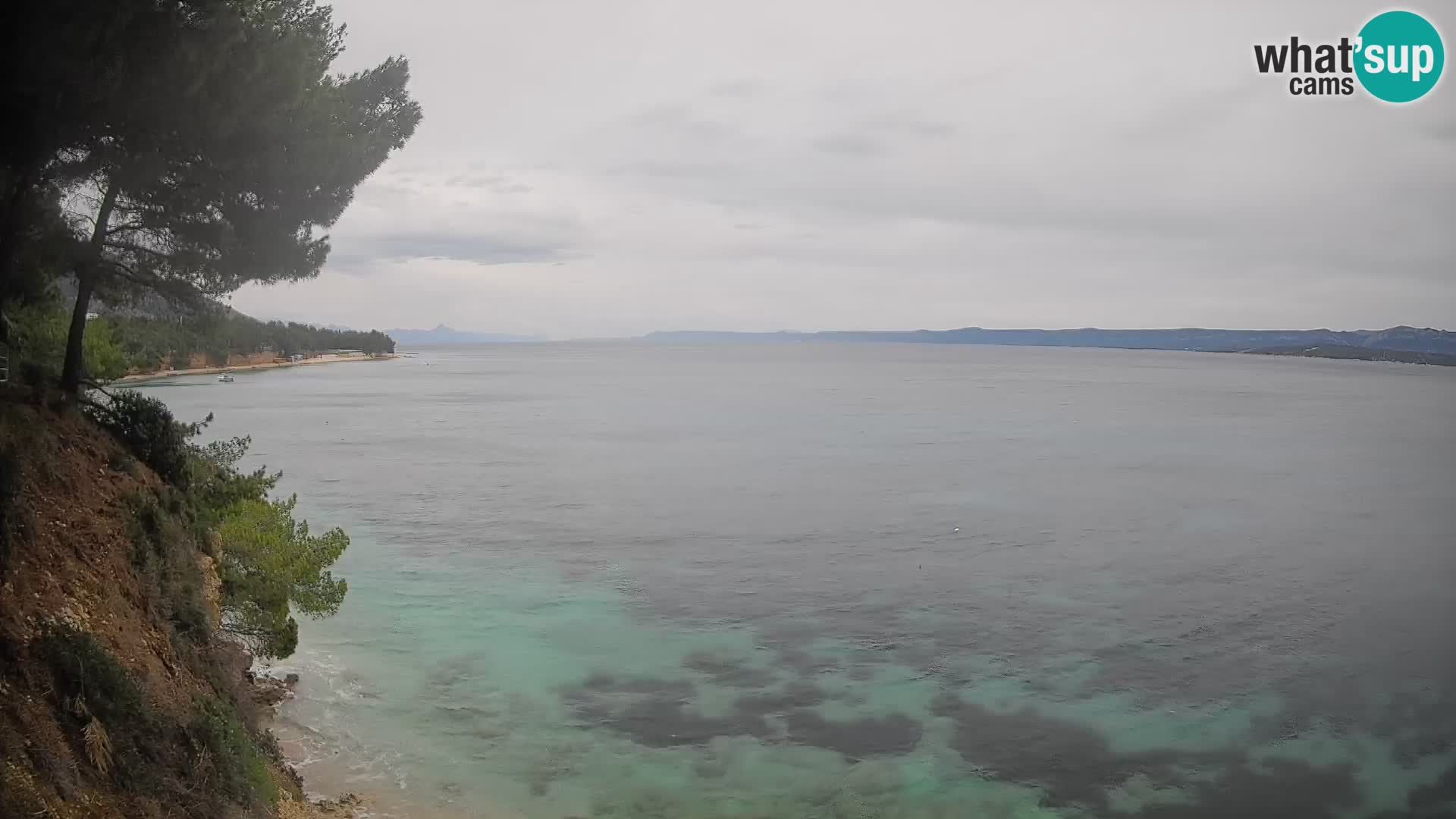 Webcam Playa Potočine Bol – Vista en vivo de Borak Beach, Isla de Brač