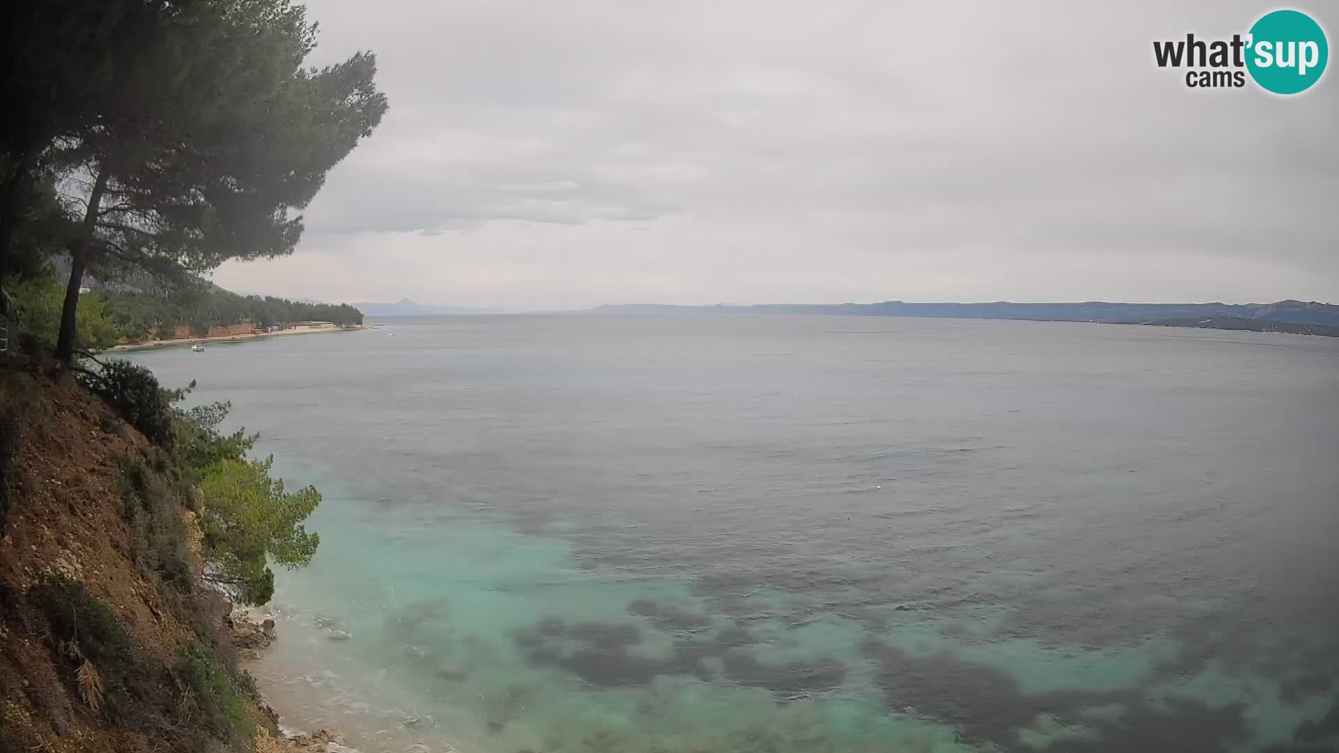 Webcam Strand Potočine Bol – Liveblick auf Borak Beach, Insel Brač
