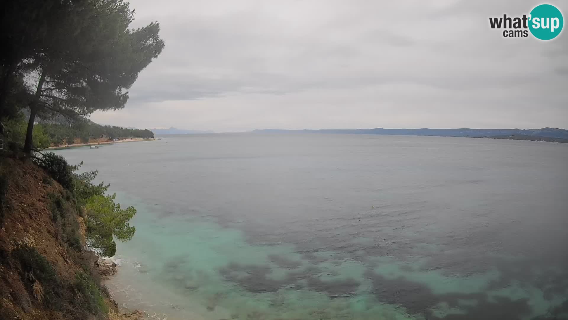 Webcam Playa Potočine Bol – Vista en vivo de Borak Beach, Isla de Brač
