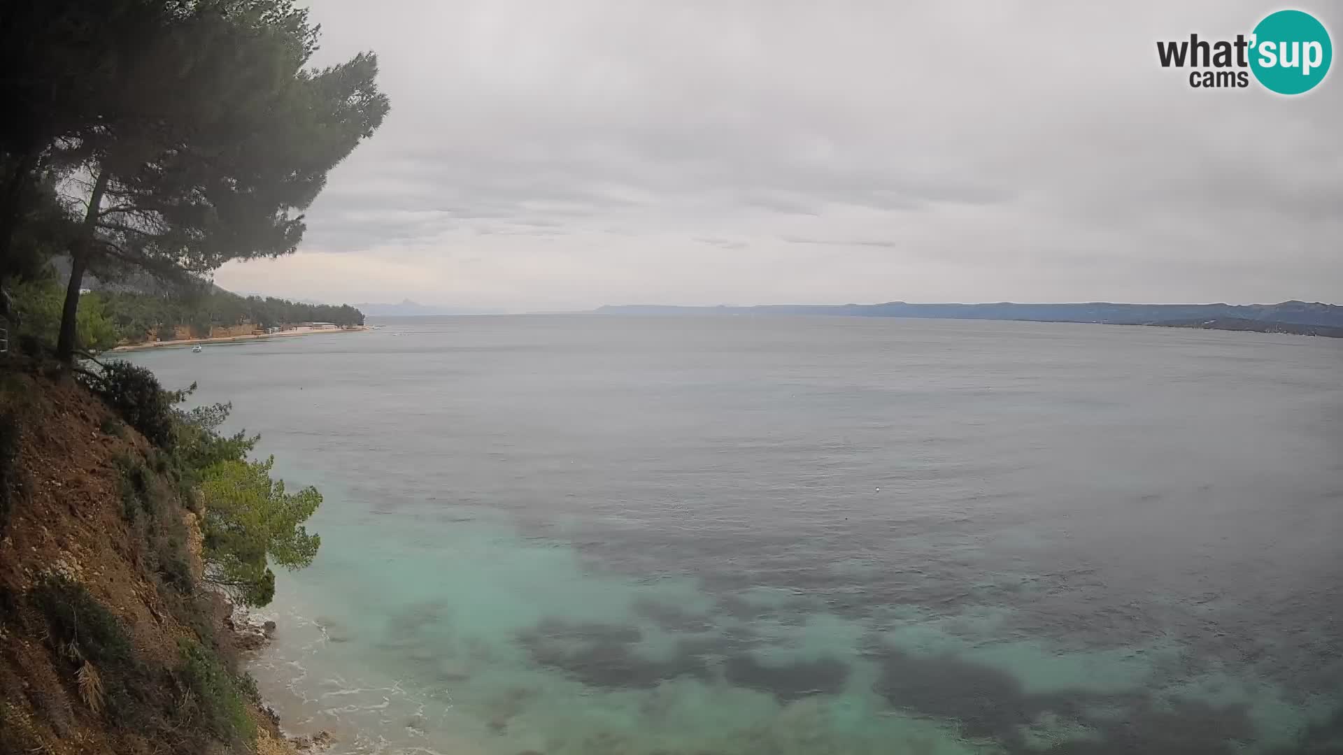 Webcam plage Potočine Bol – Vue en direct sur Borak Beach, île de Brač