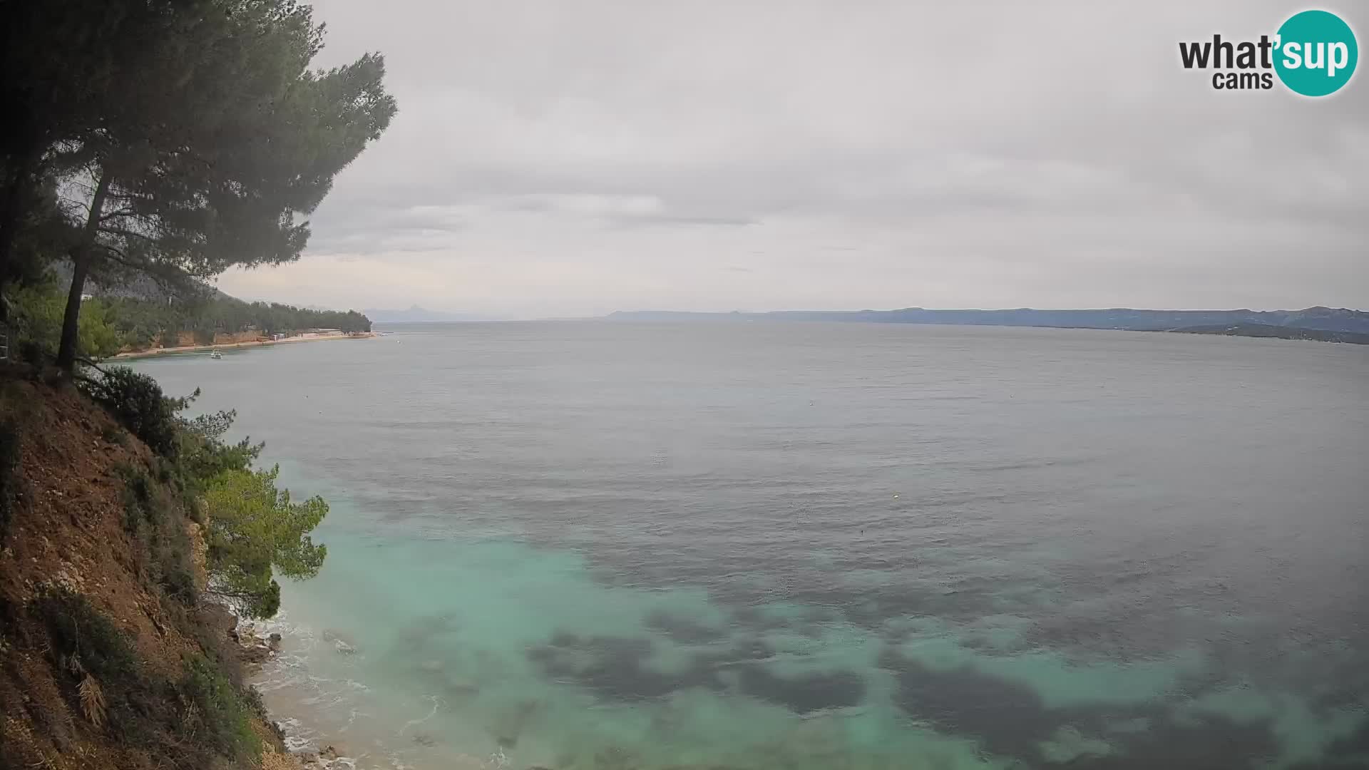 Webcam Potočine Beach Bol – Live View of Borak Beach, Brač Island
