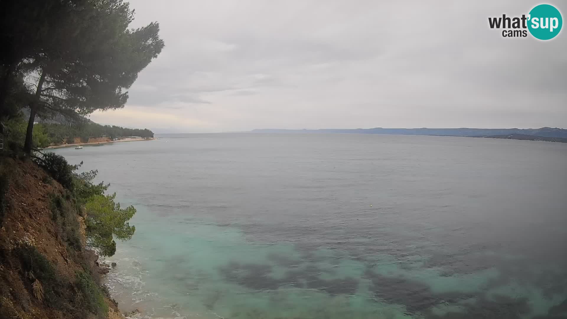 Webcam Potočine Beach Bol – Live View of Borak Beach, Brač Island