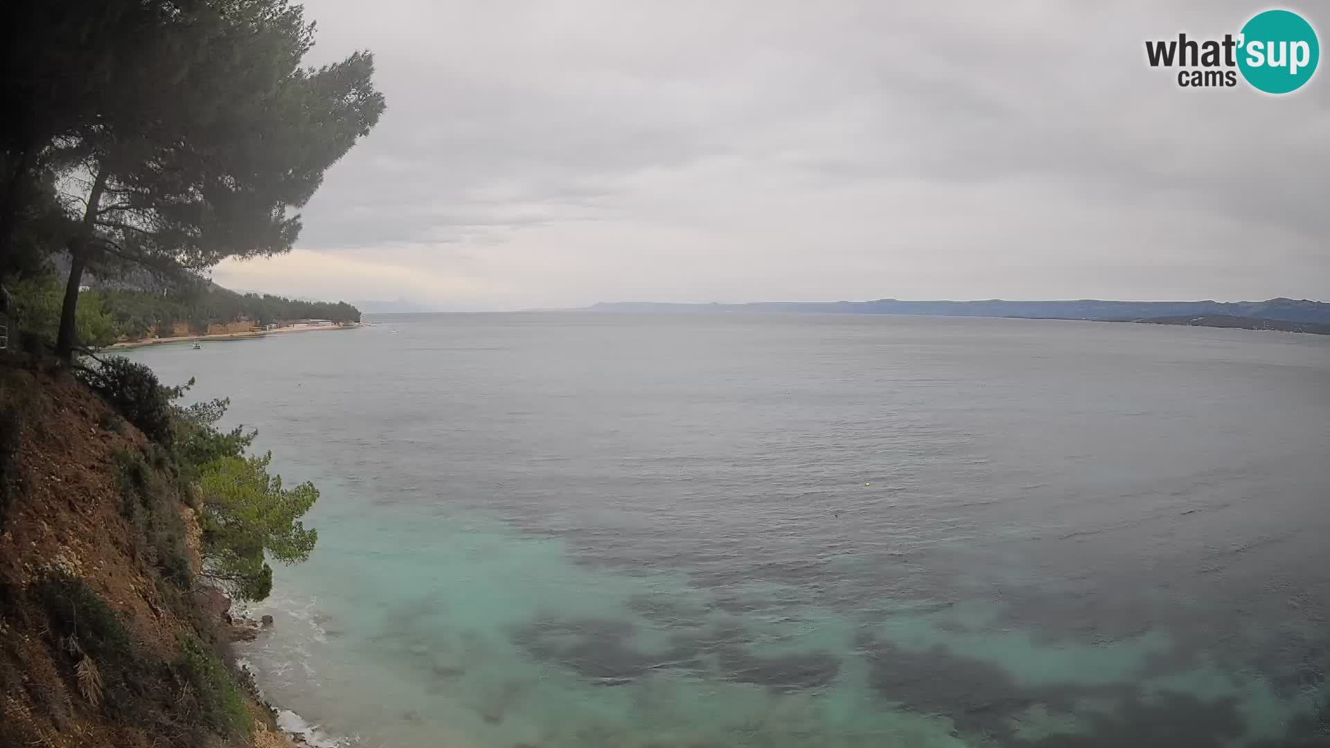 Webcam plage Potočine Bol – Vue en direct sur Borak Beach, île de Brač