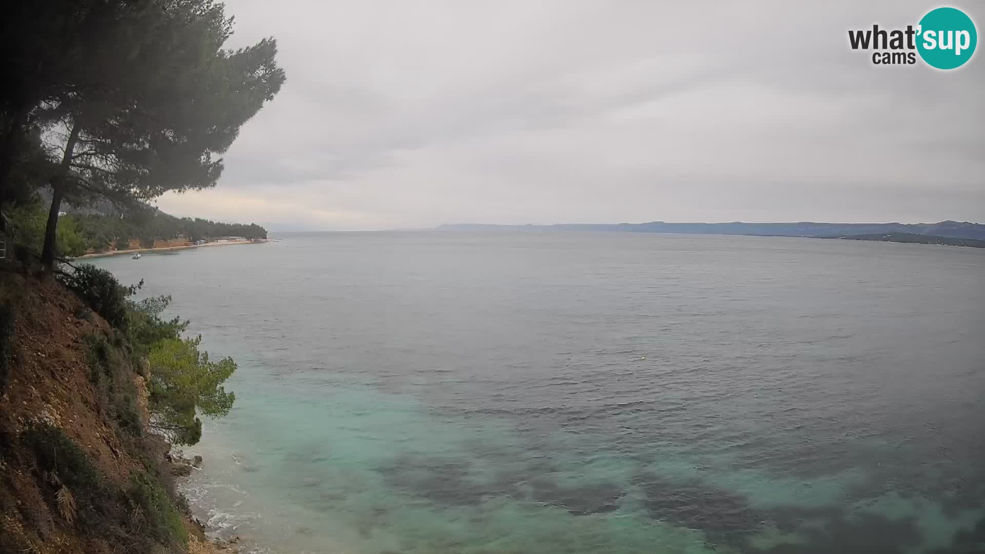 Webcam Playa Potočine Bol – Vista en vivo de Borak Beach, Isla de Brač