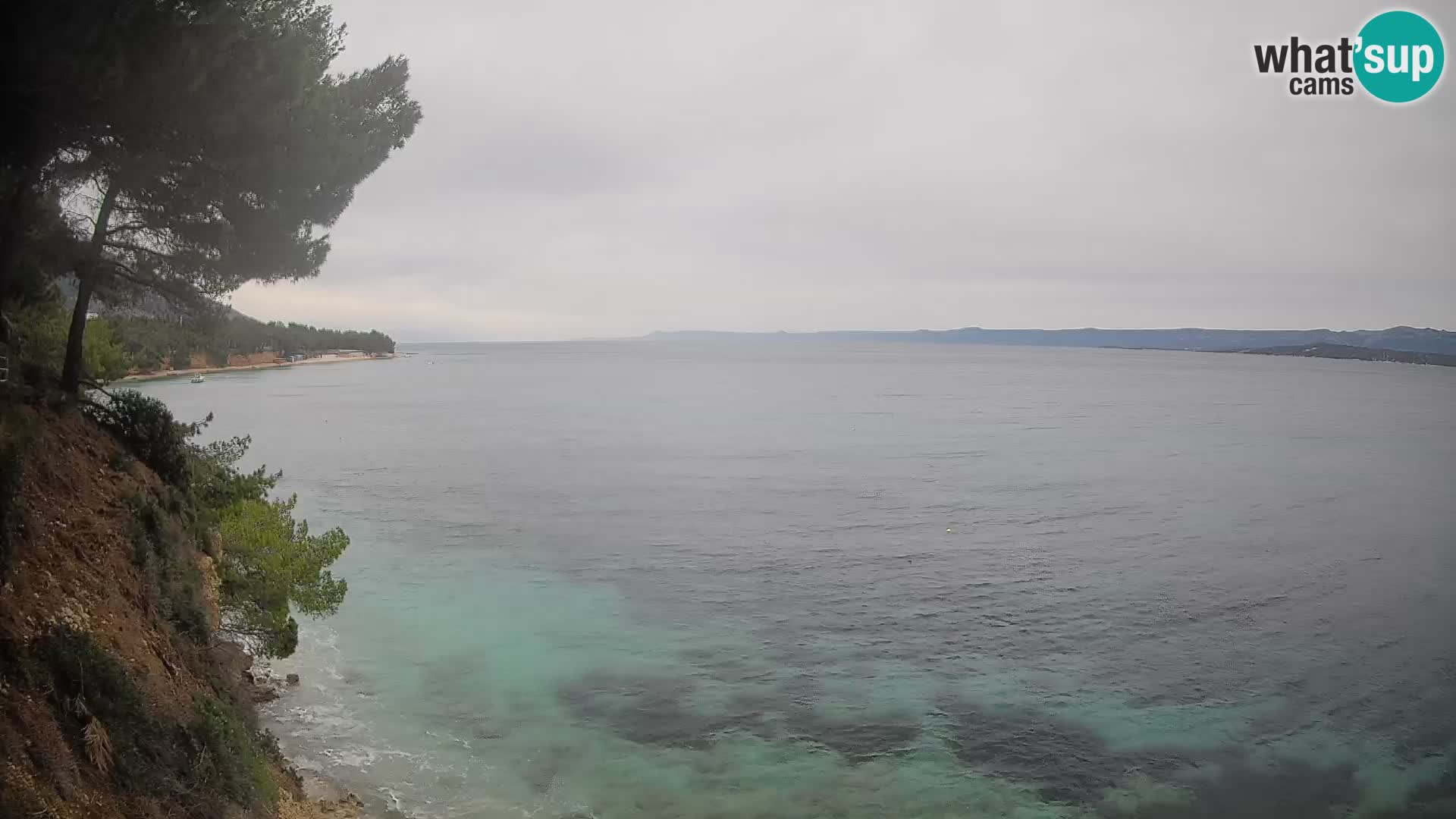 Webcam plage Potočine Bol – Vue en direct sur Borak Beach, île de Brač