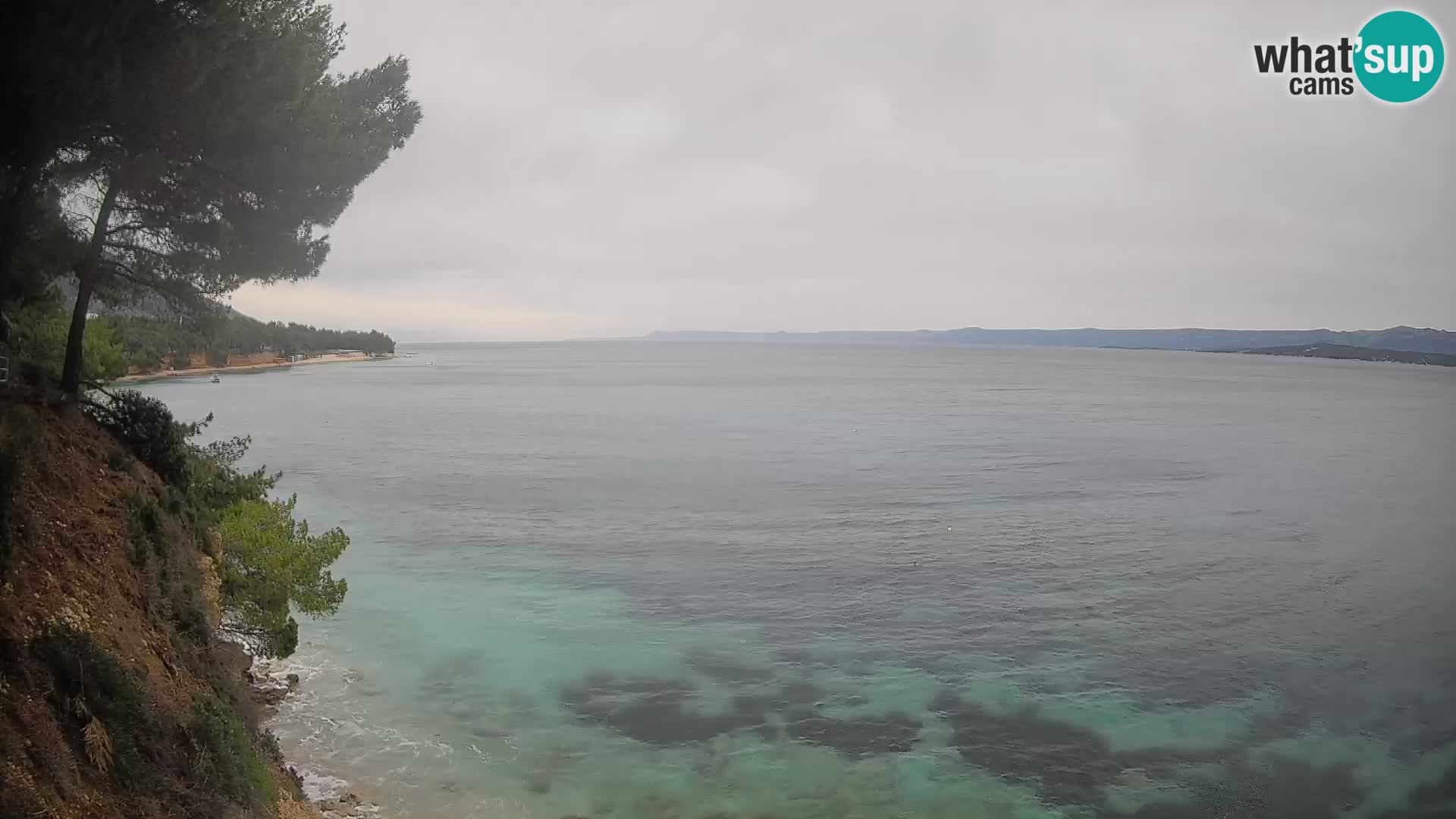 Webcam Playa Potočine Bol – Vista en vivo de Borak Beach, Isla de Brač