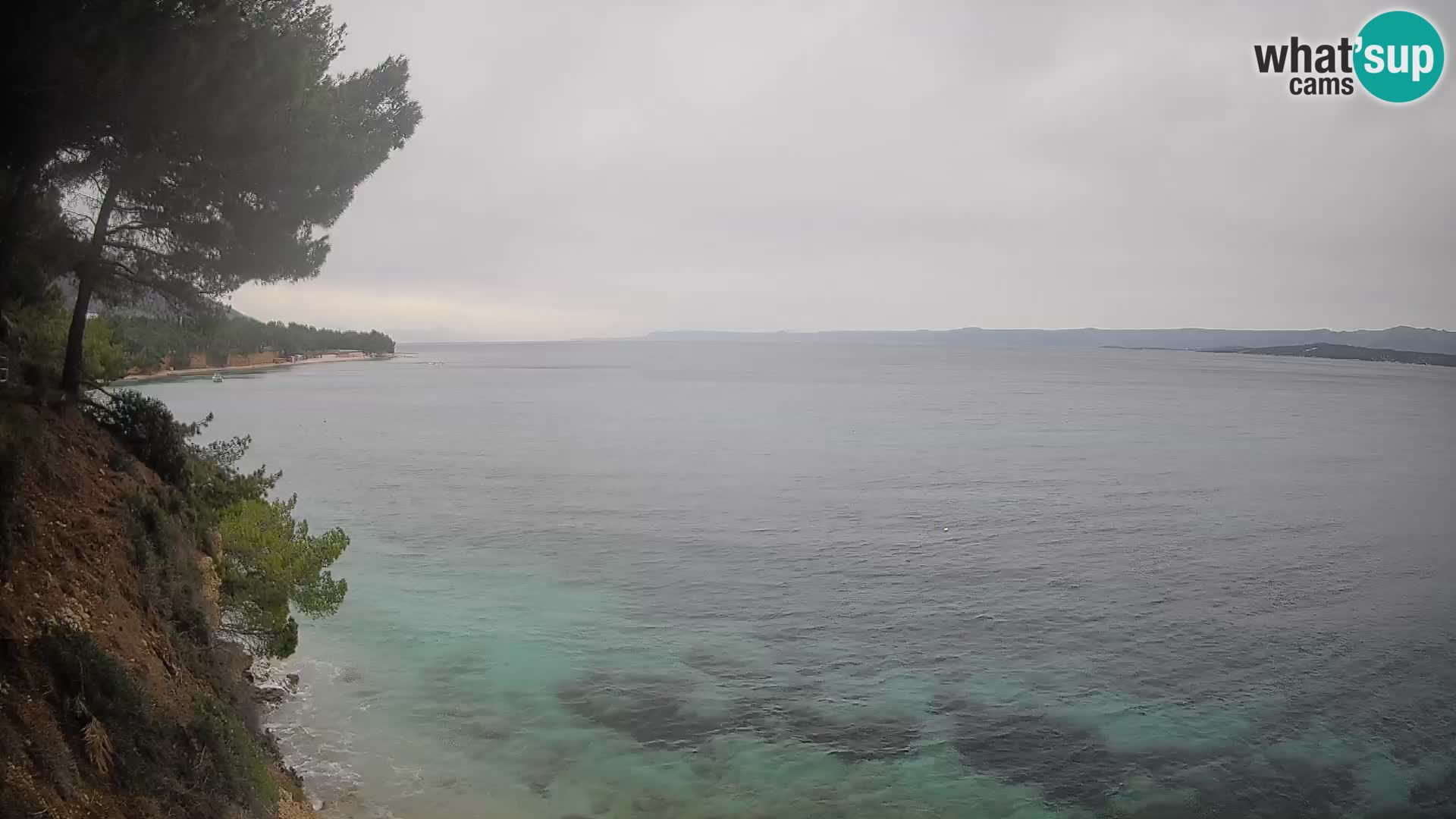 Webcam Potočine Beach Bol – Live View of Borak Beach, Brač Island