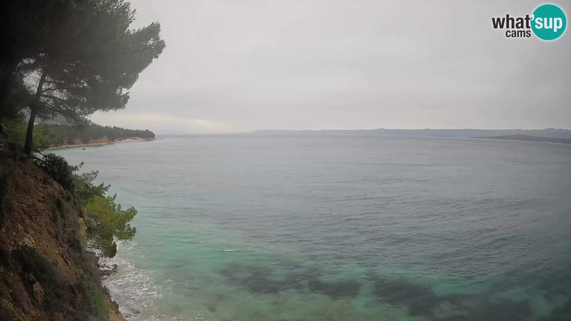 Webcam Strand Potočine Bol – Liveblick auf Borak Beach, Insel Brač