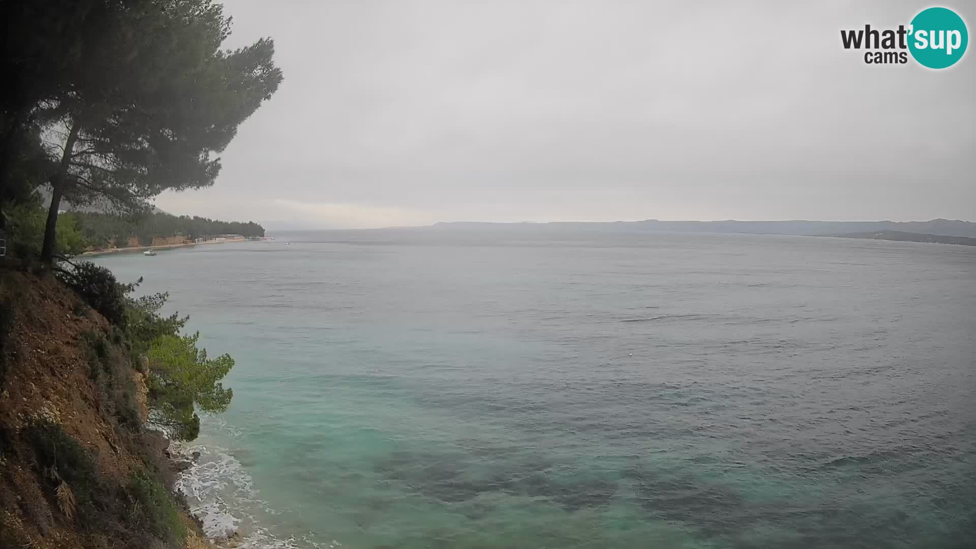 Webcam plage Potočine Bol – Vue en direct sur Borak Beach, île de Brač