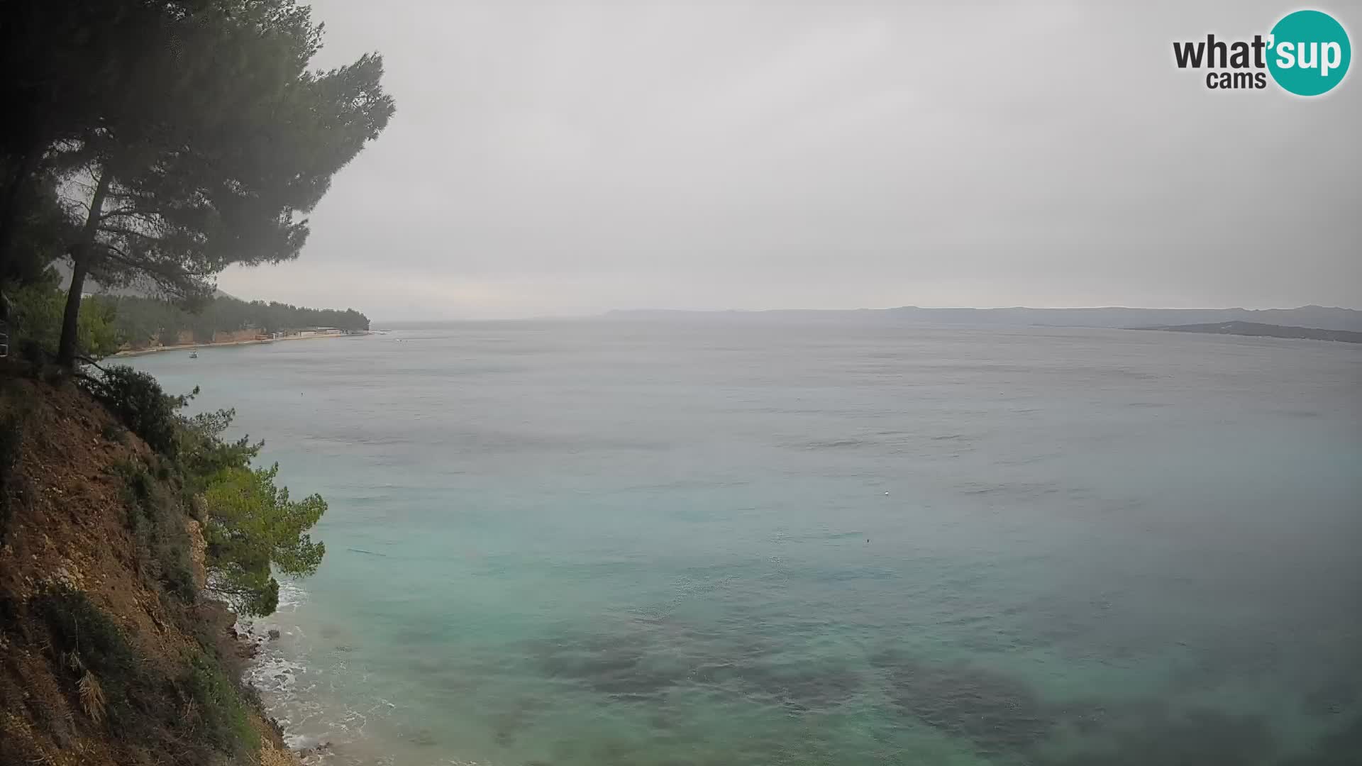 Webcam plage Potočine Bol – Vue en direct sur Borak Beach, île de Brač