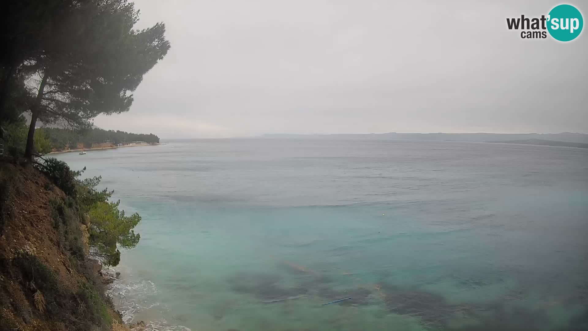 Webcam Strand Potočine Bol – Liveblick auf Borak Beach, Insel Brač