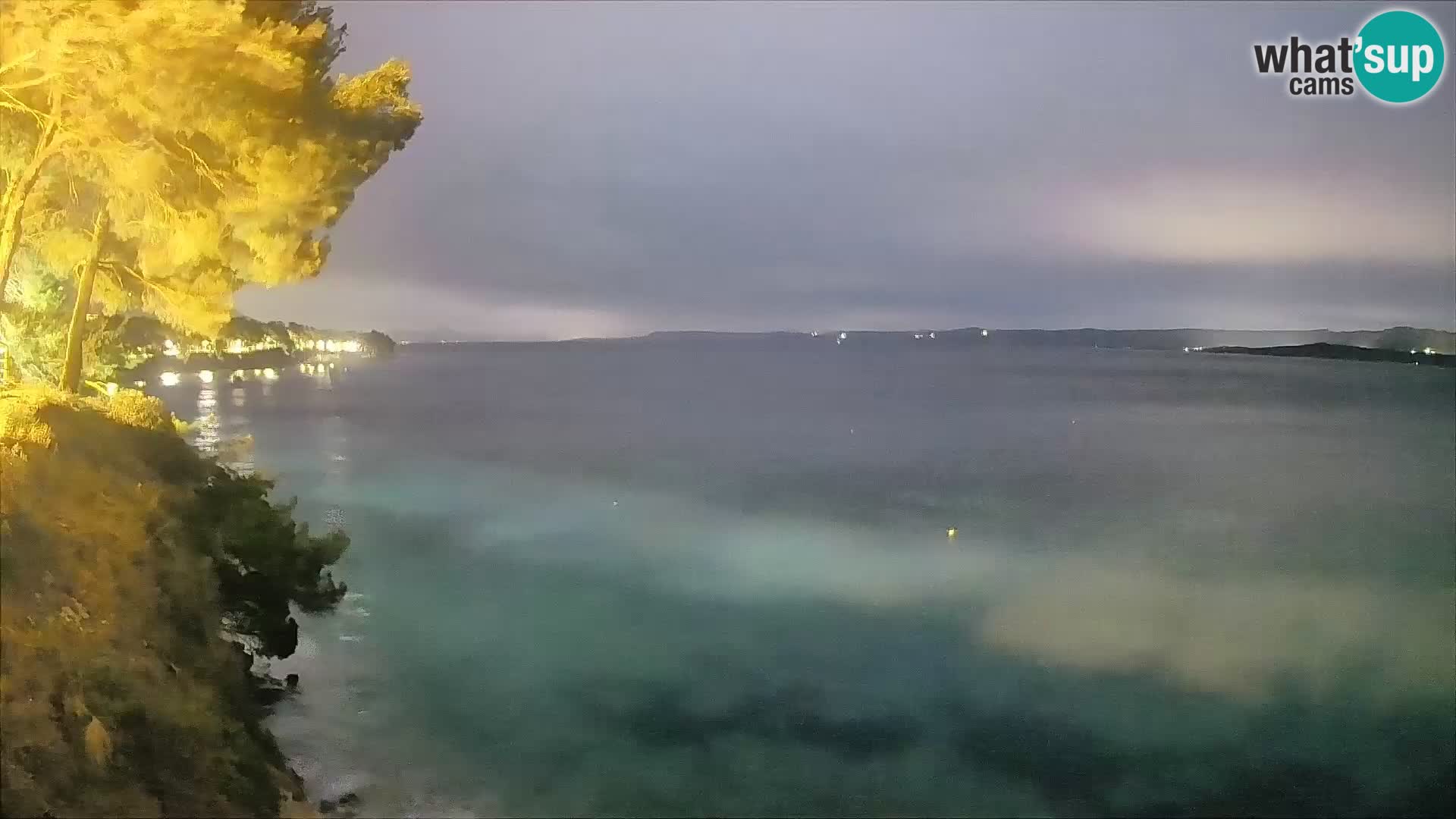 Webcam plage Potočine Bol – Vue en direct sur Borak Beach, île de Brač