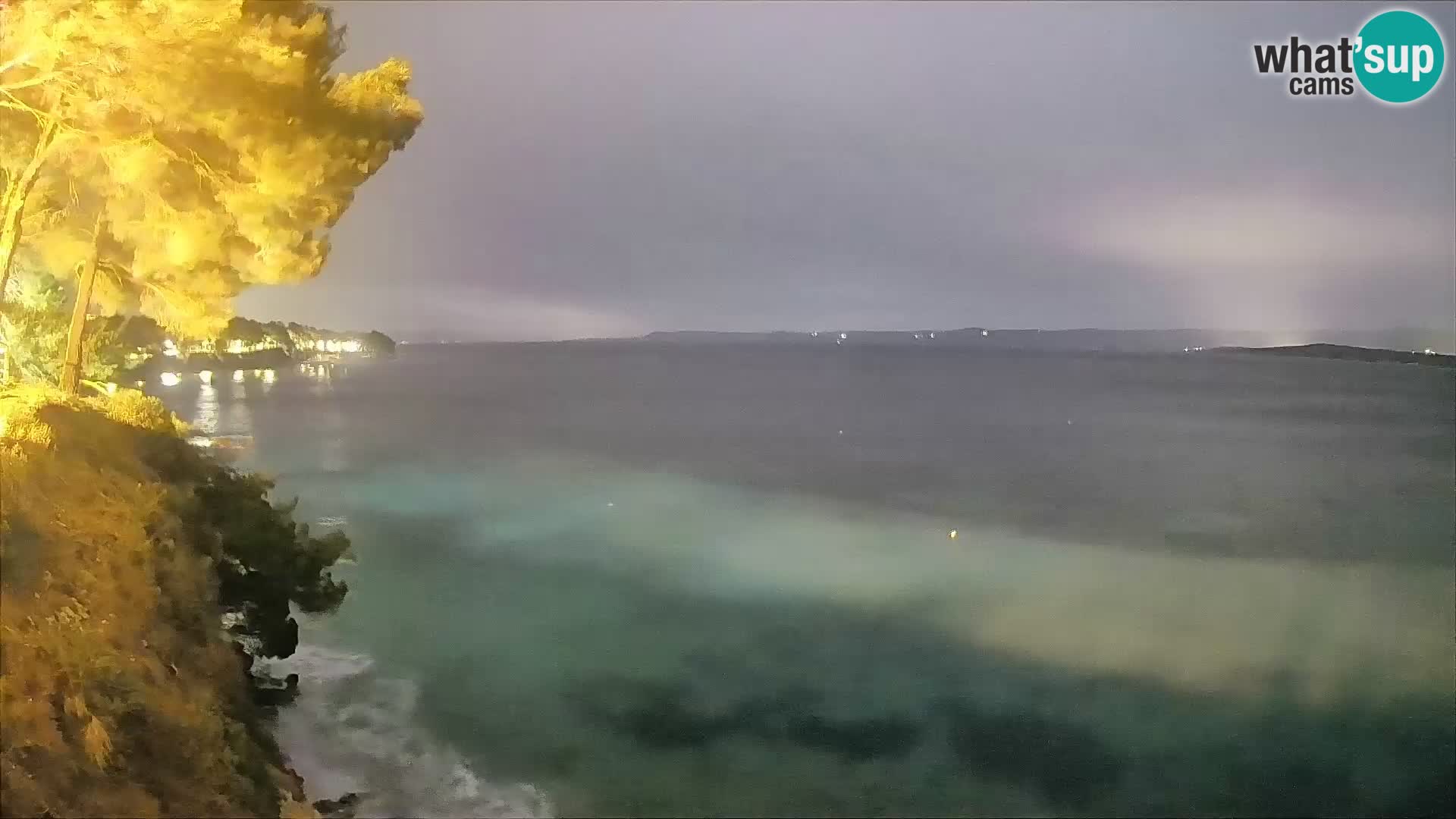 Webcam plage Potočine Bol – Vue en direct sur Borak Beach, île de Brač