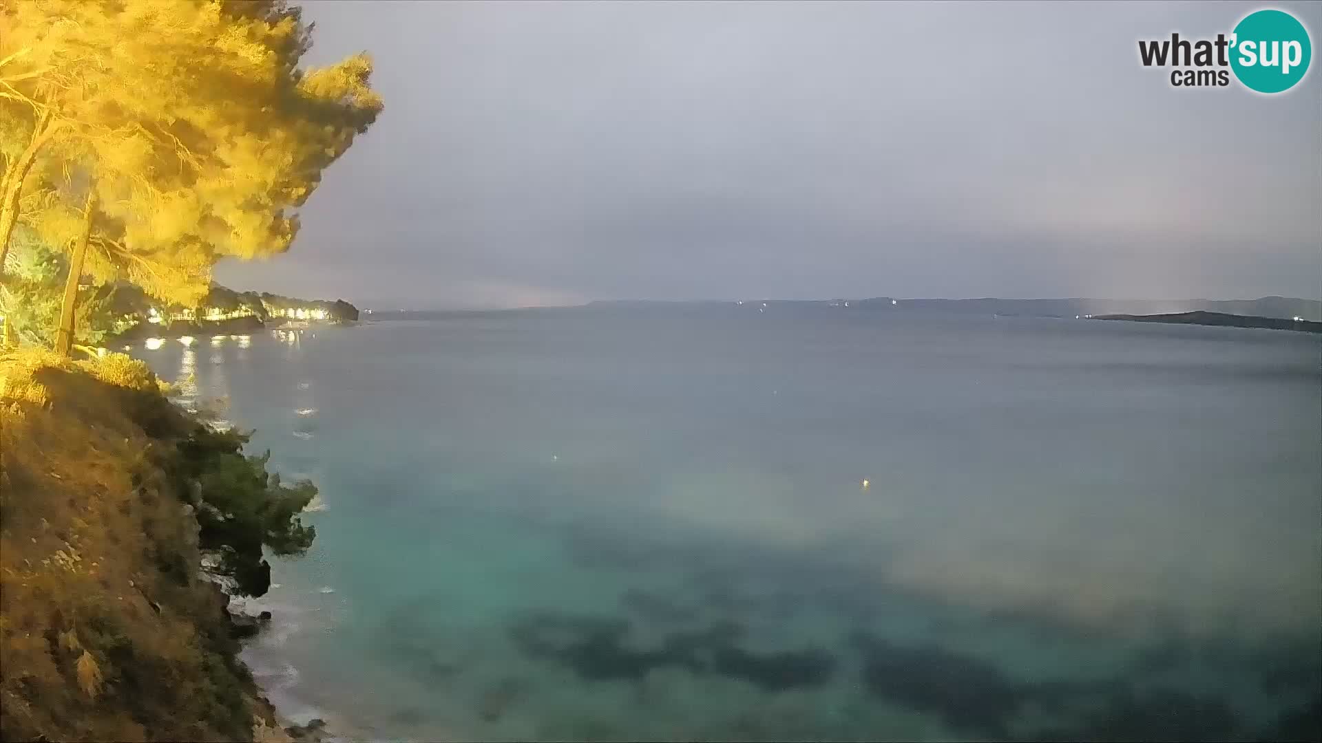 Webcam Potočine Beach Bol – Live View of Borak Beach, Brač Island