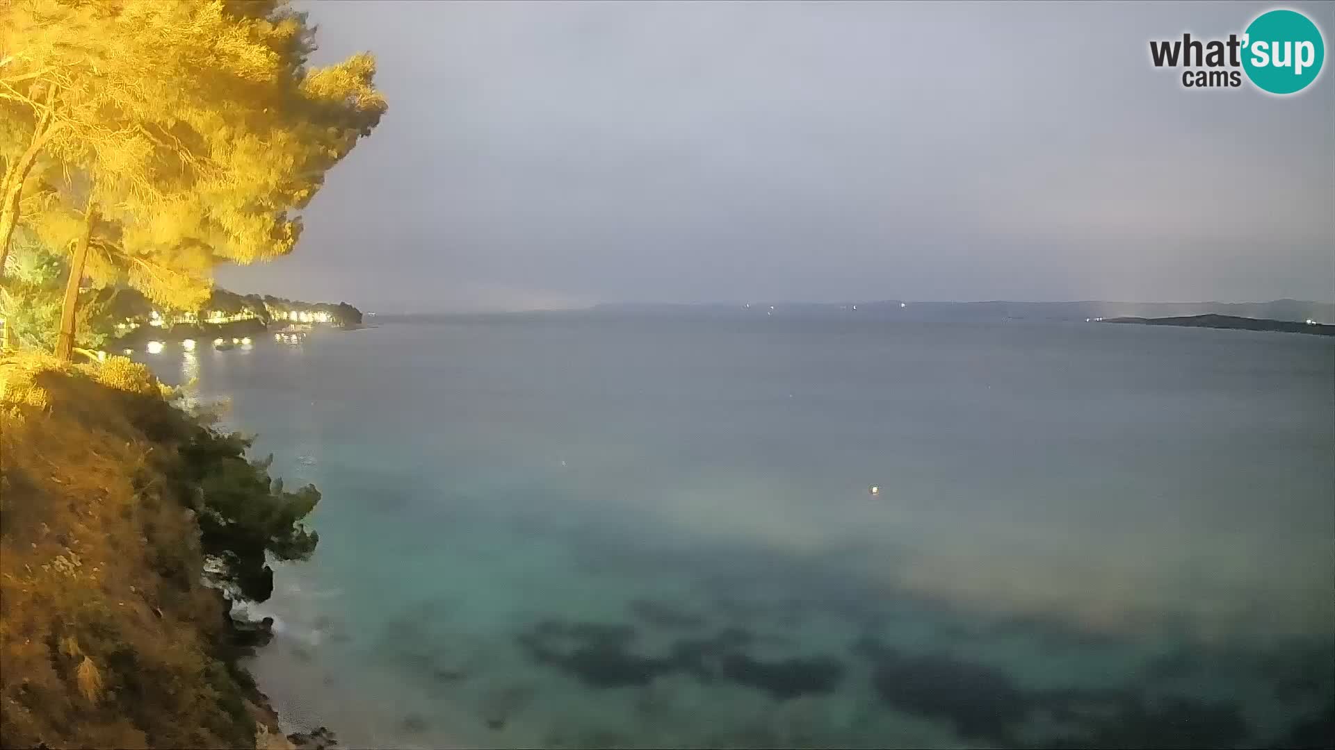 Webcam Potočine Beach Bol – Live View of Borak Beach, Brač Island