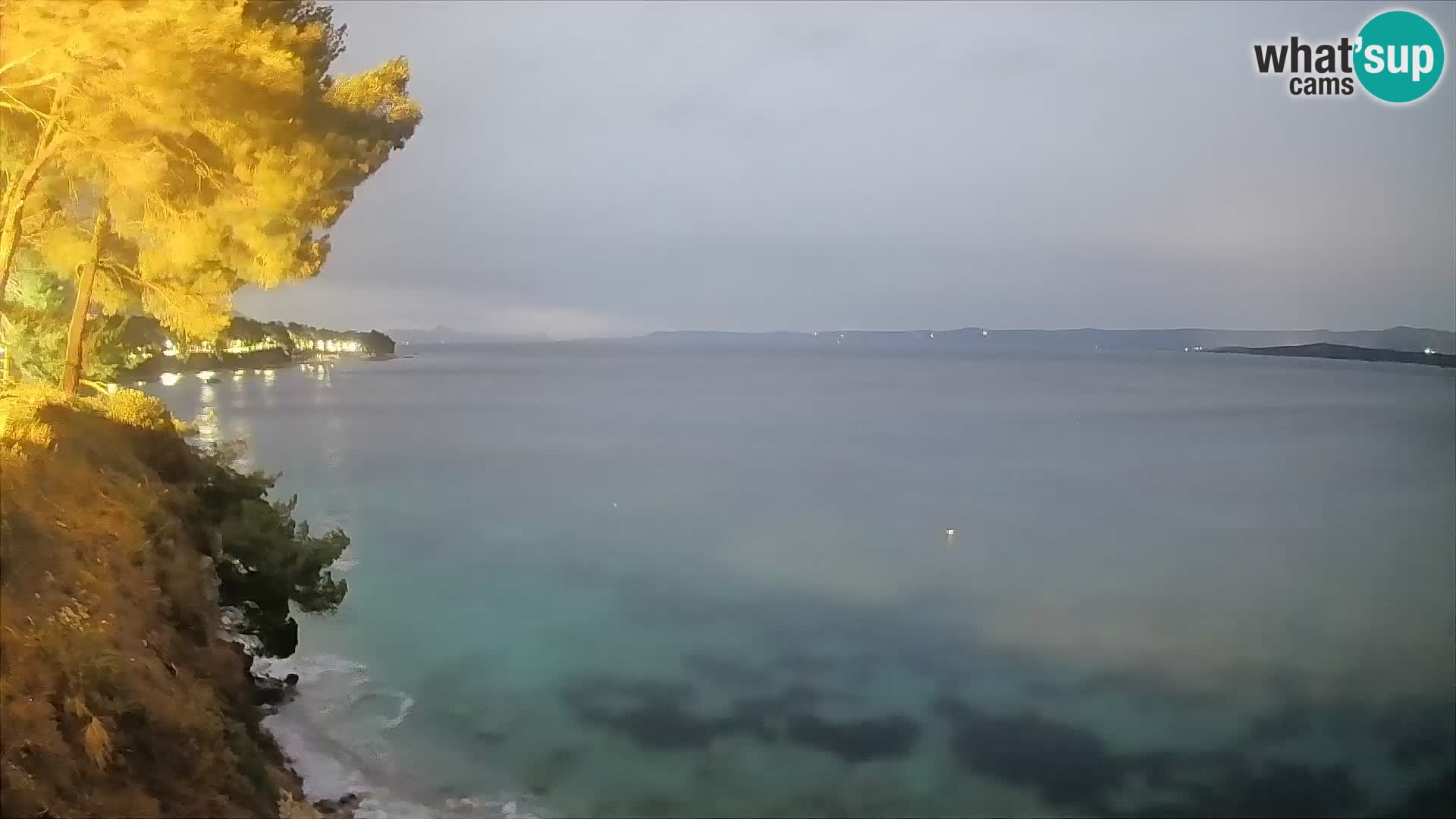 Webcam Potočine Beach Bol – Live View of Borak Beach, Brač Island