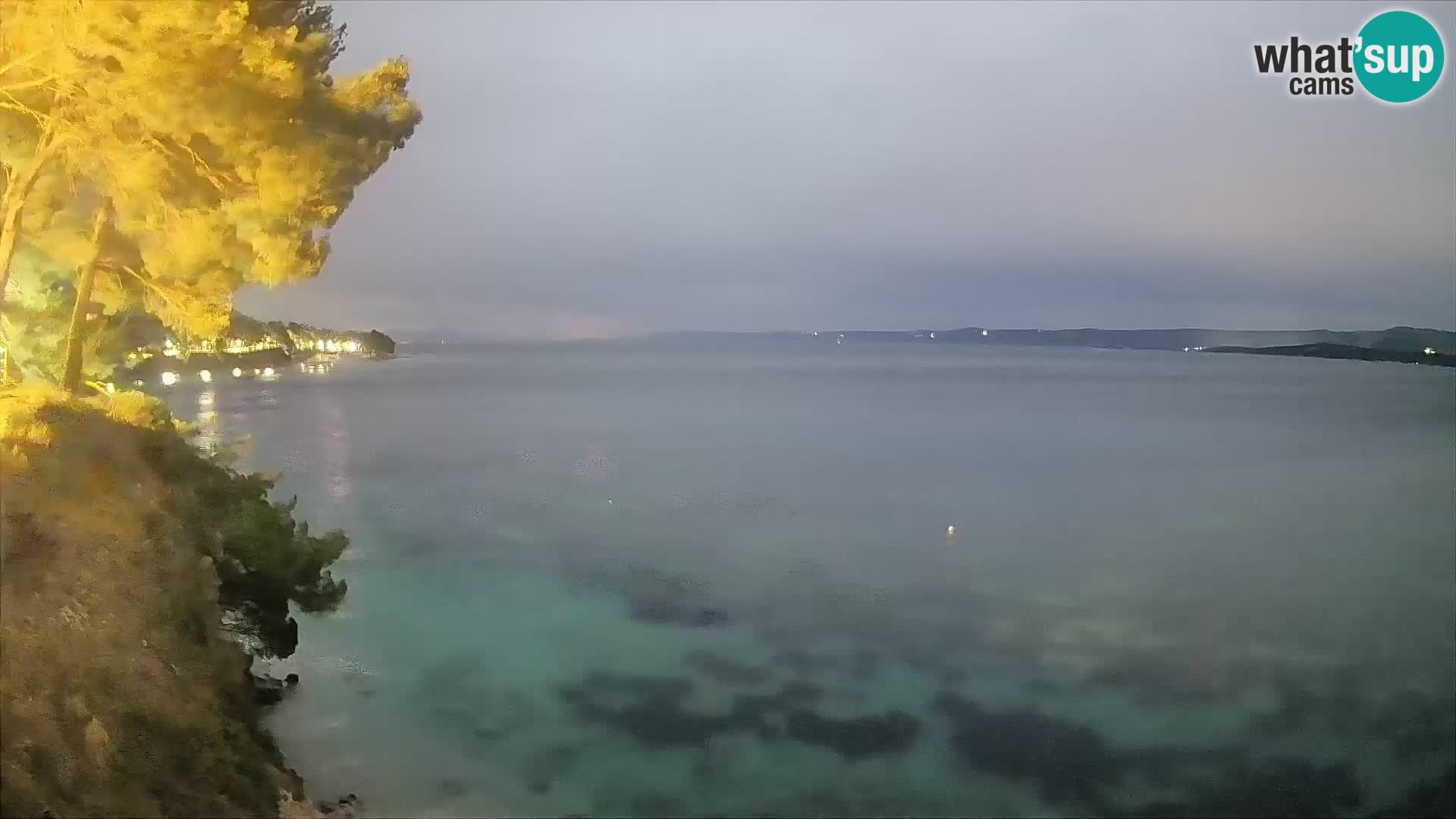 Webcam Playa Potočine Bol – Vista en vivo de Borak Beach, Isla de Brač