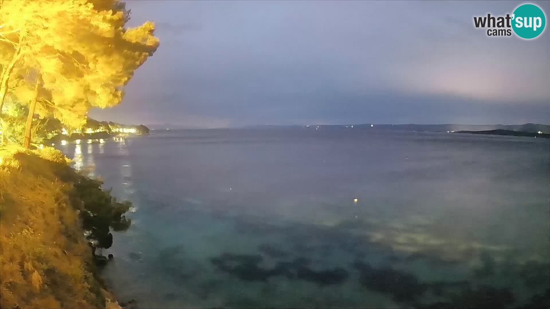Webcam Playa Potočine Bol – Vista en vivo de Borak Beach, Isla de Brač