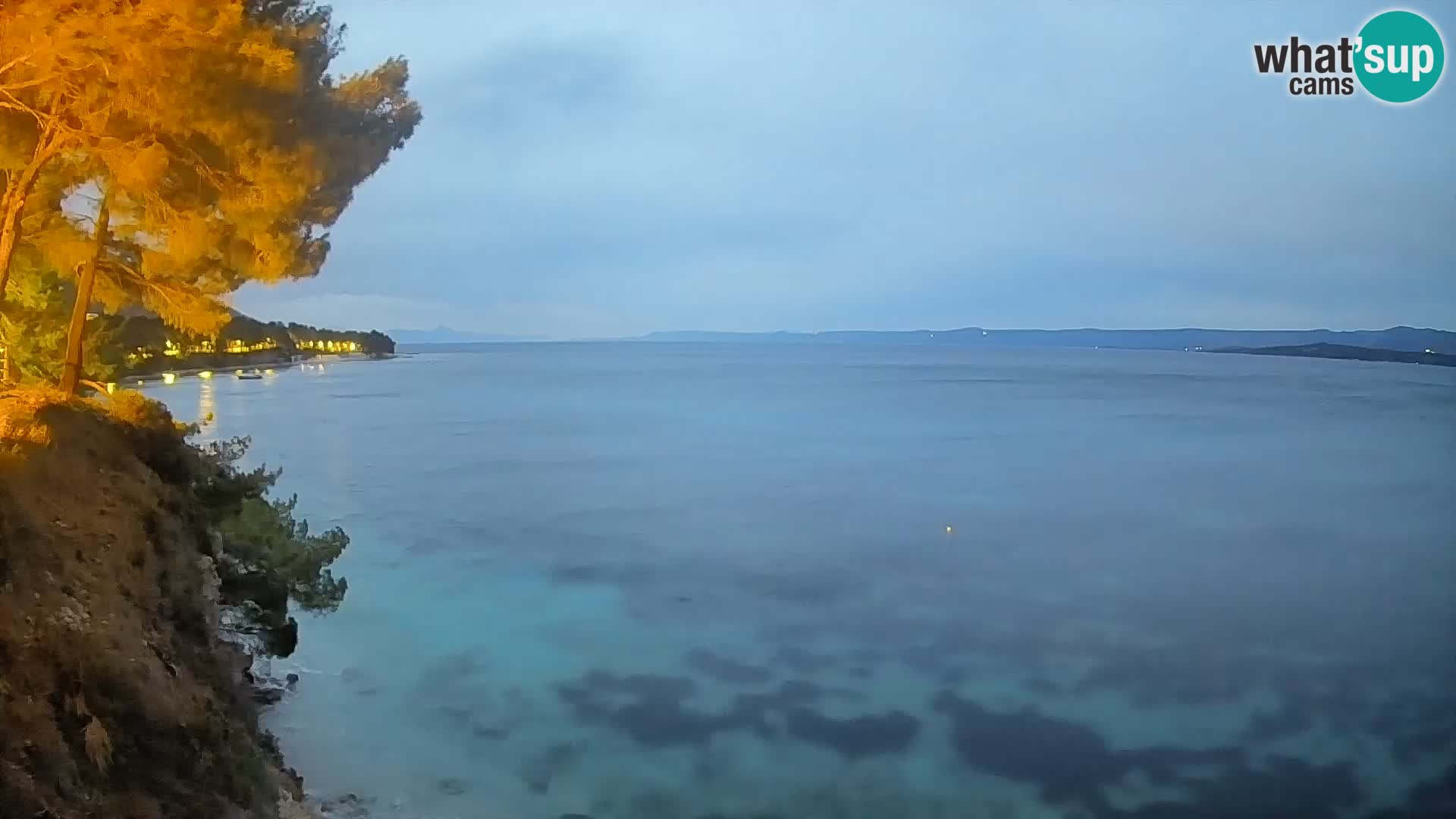 Webcam Potočine Beach Bol – Live View of Borak Beach, Brač Island