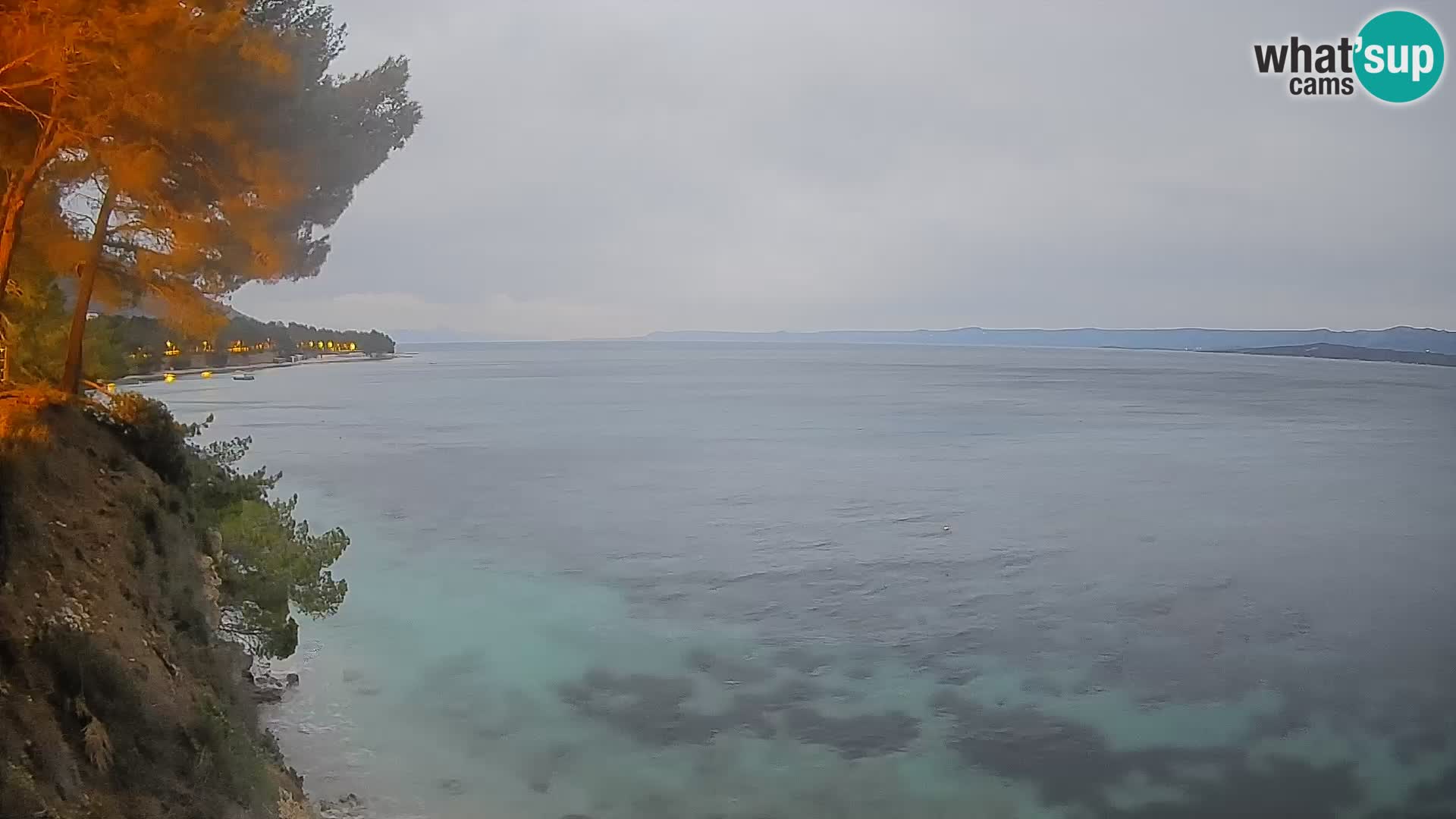 Webcam Playa Potočine Bol – Vista en vivo de Borak Beach, Isla de Brač