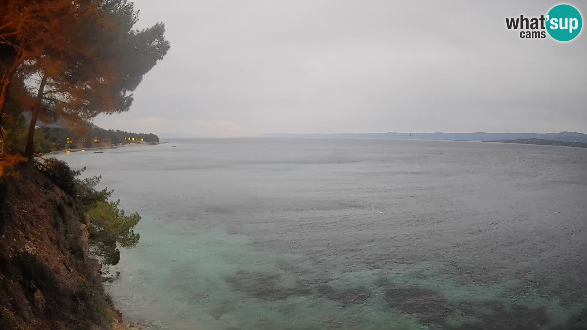 Webcam Potočine Beach Bol – Live View of Borak Beach, Brač Island