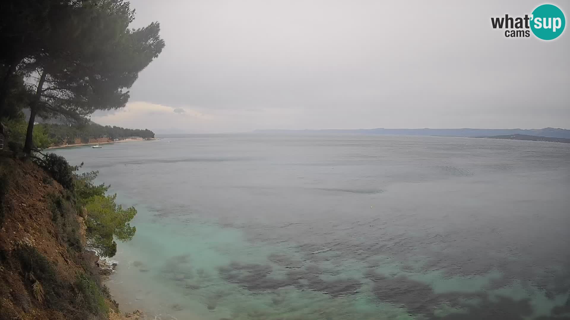 Webcam plage Potočine Bol – Vue en direct sur Borak Beach, île de Brač