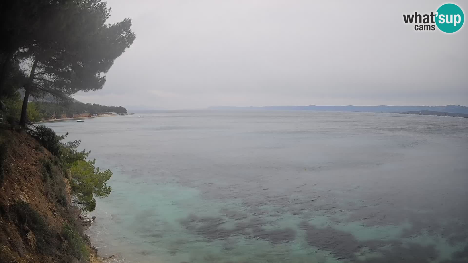 Webcam Strand Potočine Bol – Liveblick auf Borak Beach, Insel Brač