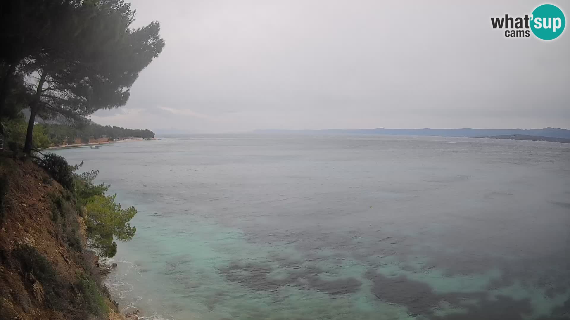 Web kamera Potočine Bol – Pogled uživo na plažu Borak, otok Brač