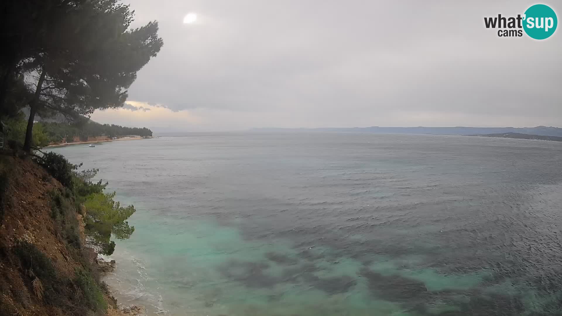 Webcam Playa Potočine Bol – Vista en vivo de Borak Beach, Isla de Brač
