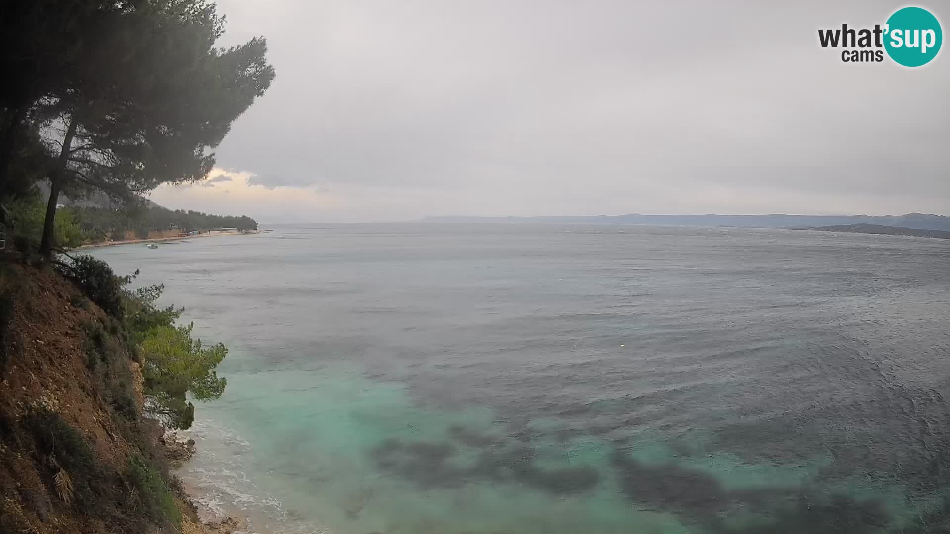 Webcam Potočine Beach Bol – Live View of Borak Beach, Brač Island
