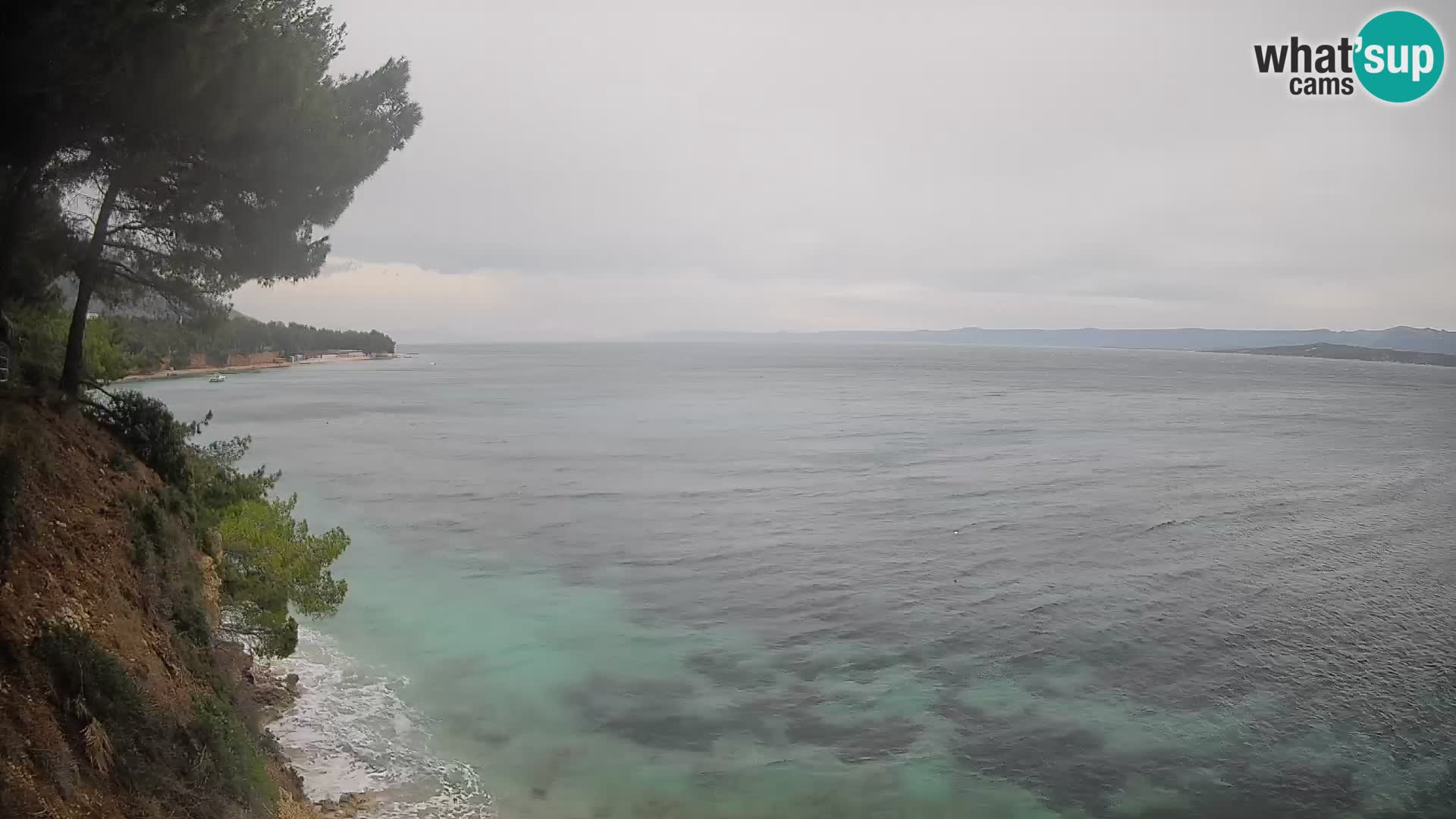 Webcam Potočine Beach Bol – Live View of Borak Beach, Brač Island