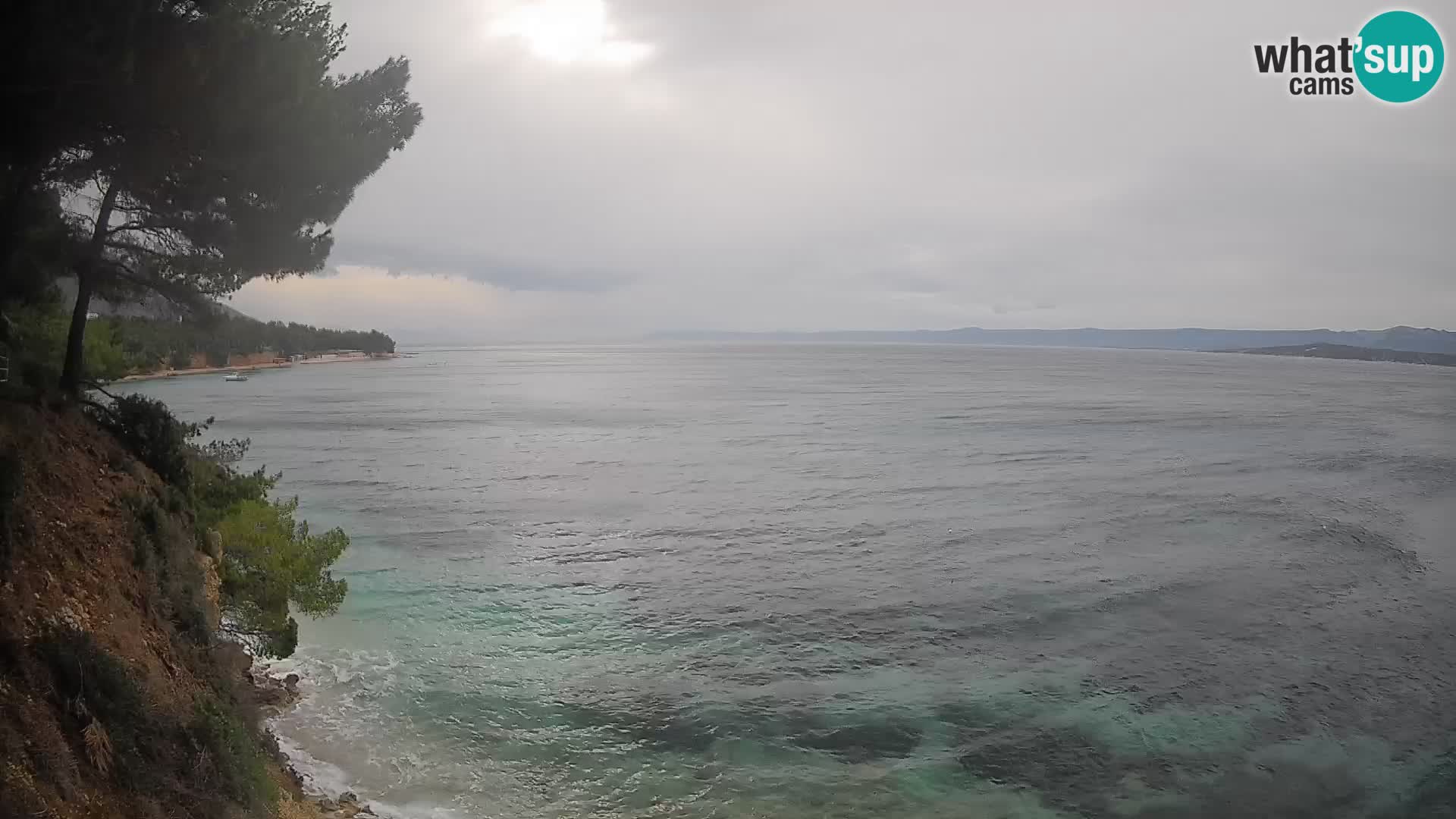 Web kamera Potočine Bol – Pogled uživo na plažu Borak, otok Brač