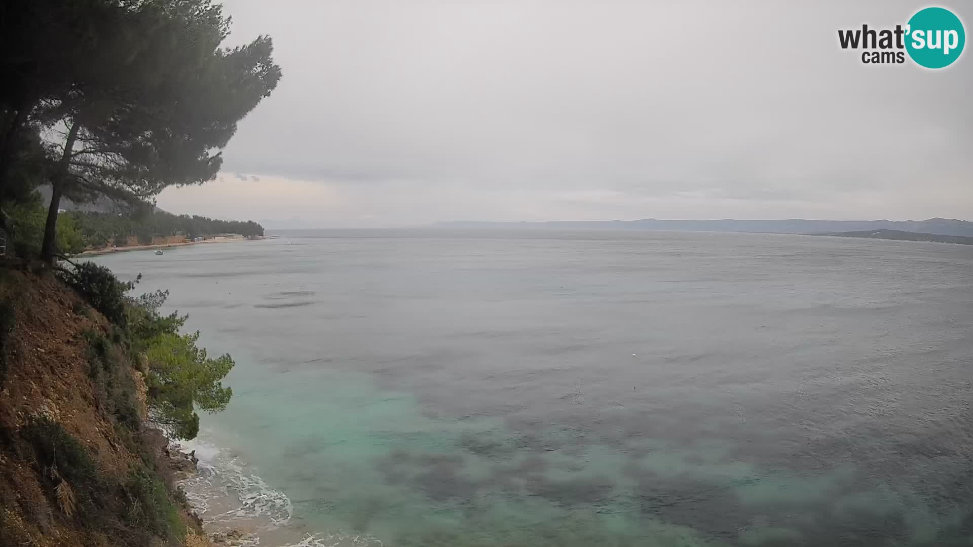 Webcam plage Potočine Bol – Vue en direct sur Borak Beach, île de Brač