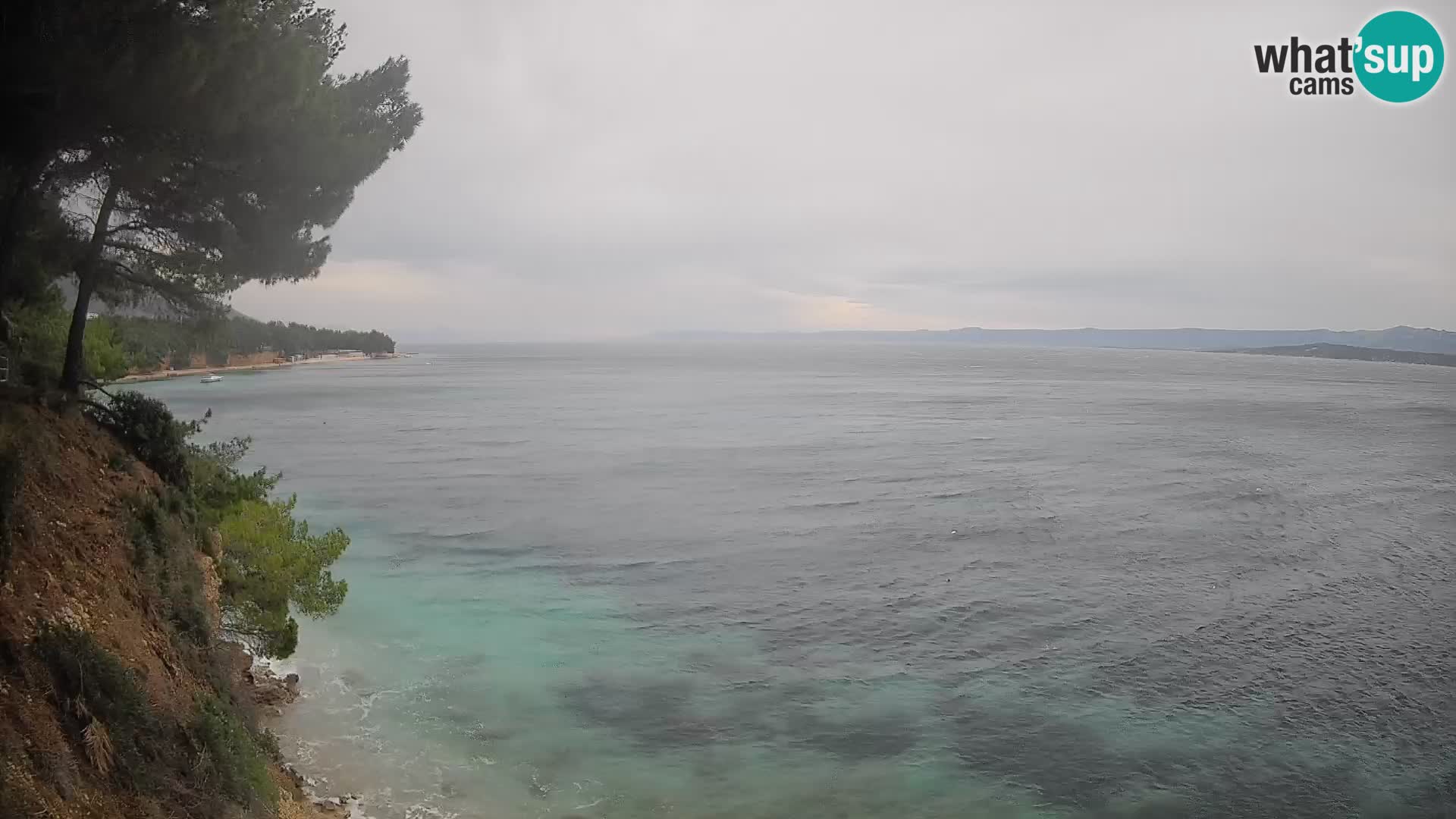 Webcam plage Potočine Bol – Vue en direct sur Borak Beach, île de Brač